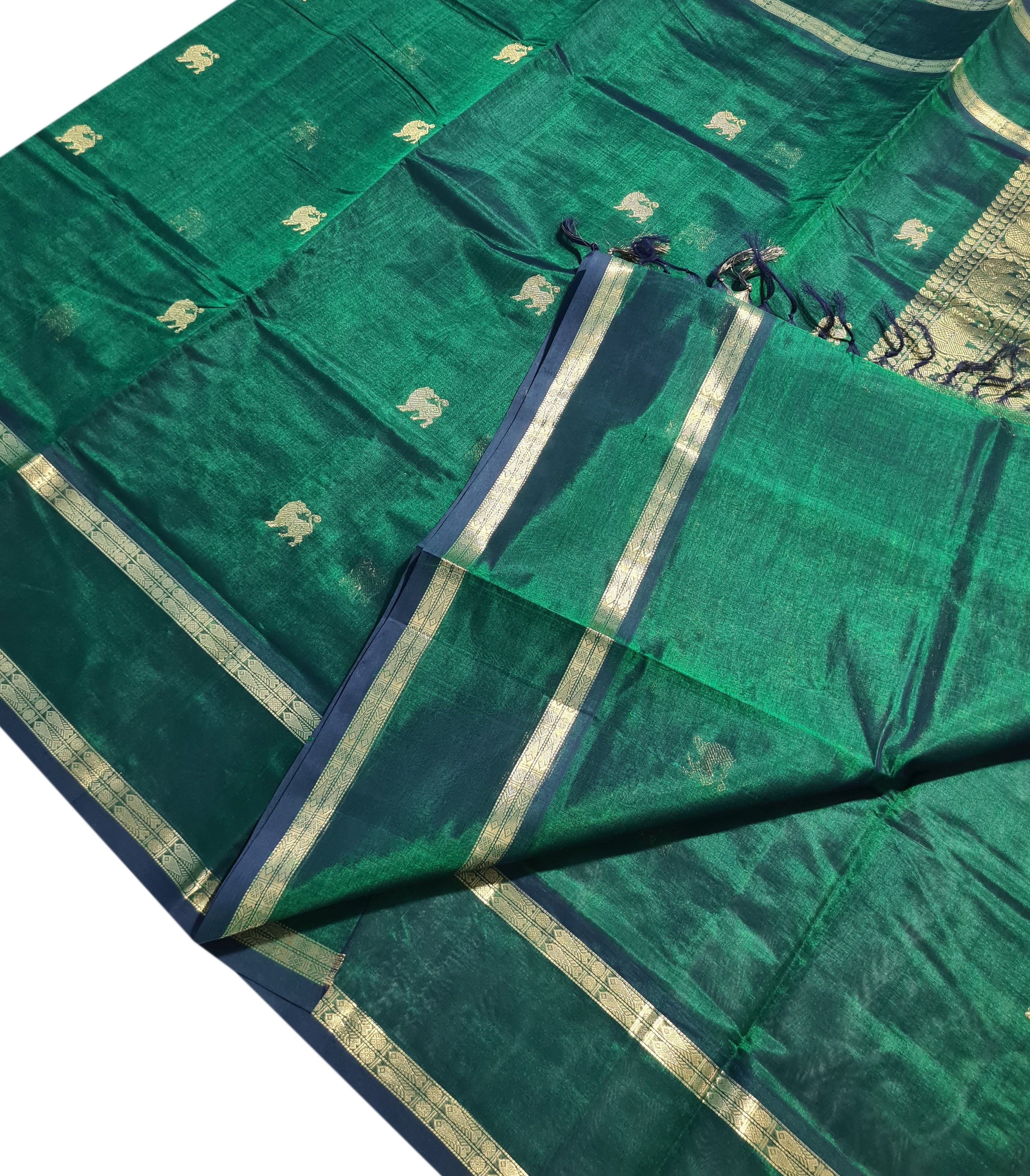 Kanchipuram Pure Silk Cotton Saree