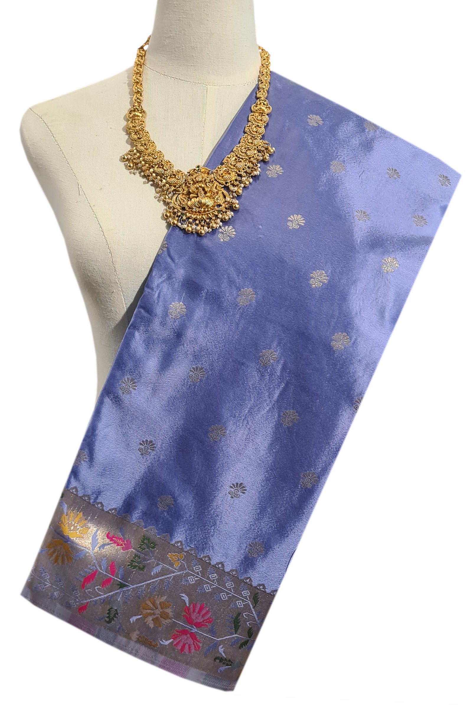 Bengaluru Crape Antic Silk Meena Sarees