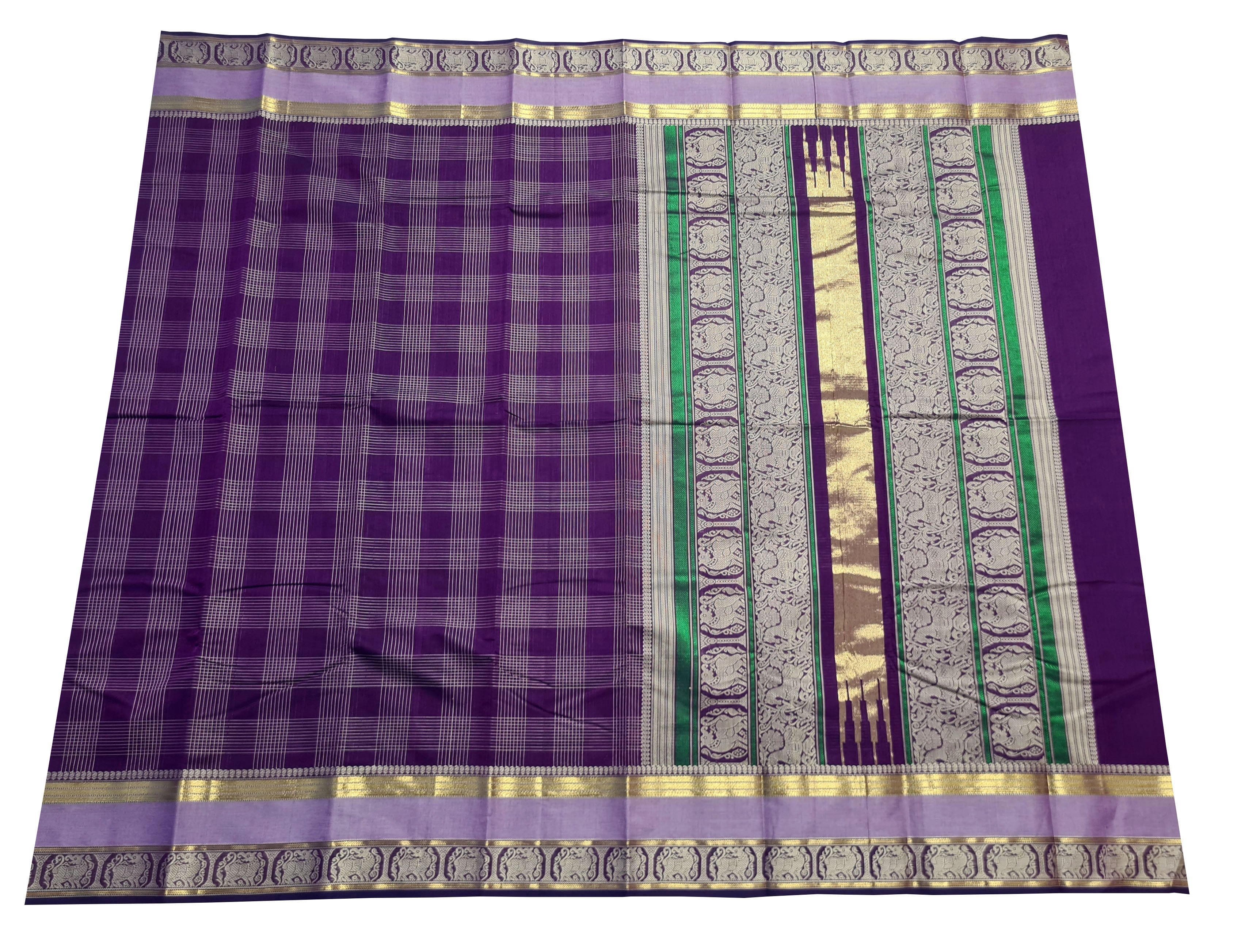 Kanchipuram Pure Silk Cotton Saree