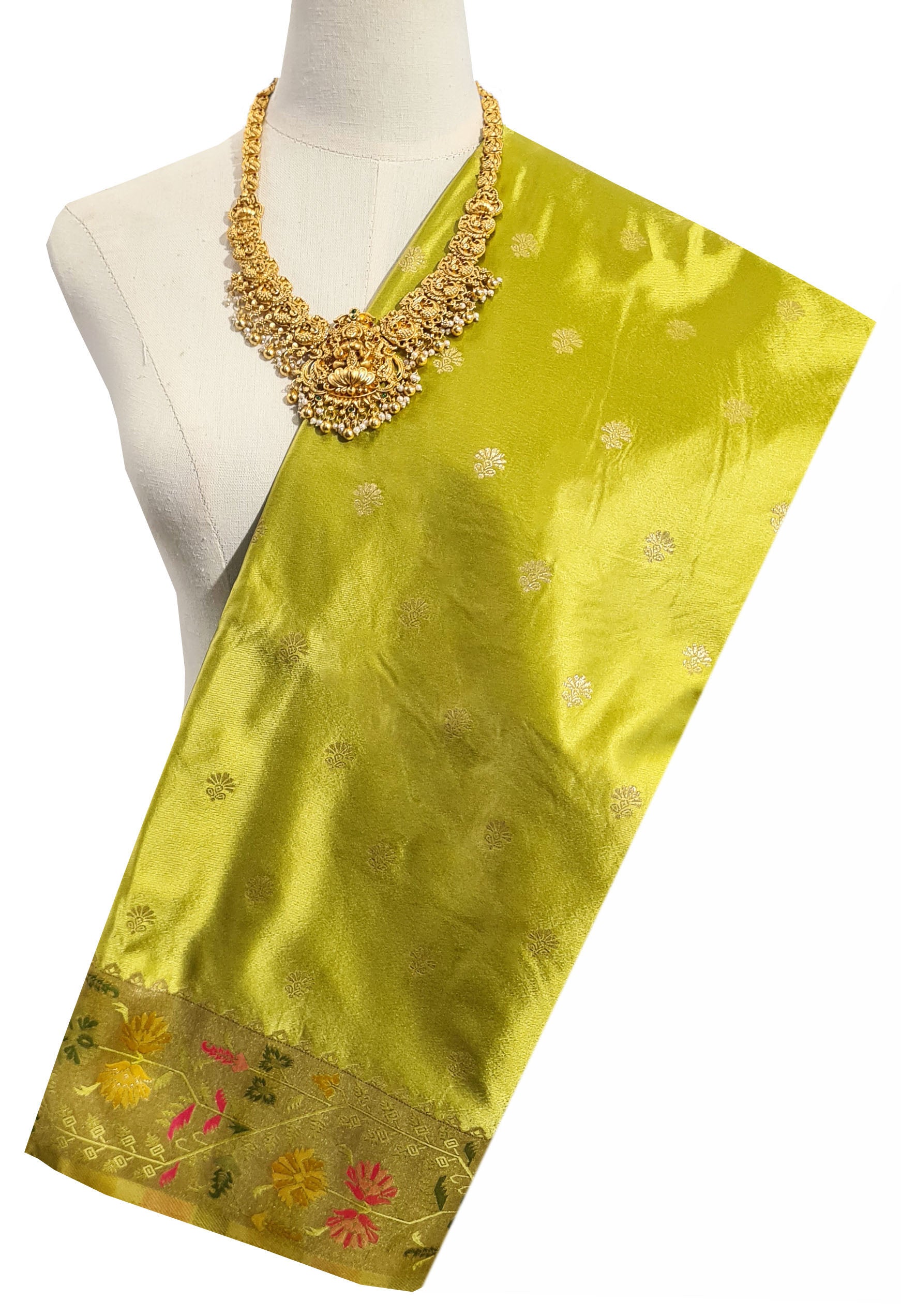 Bengaluru Crape Antic Silk Meena Sarees