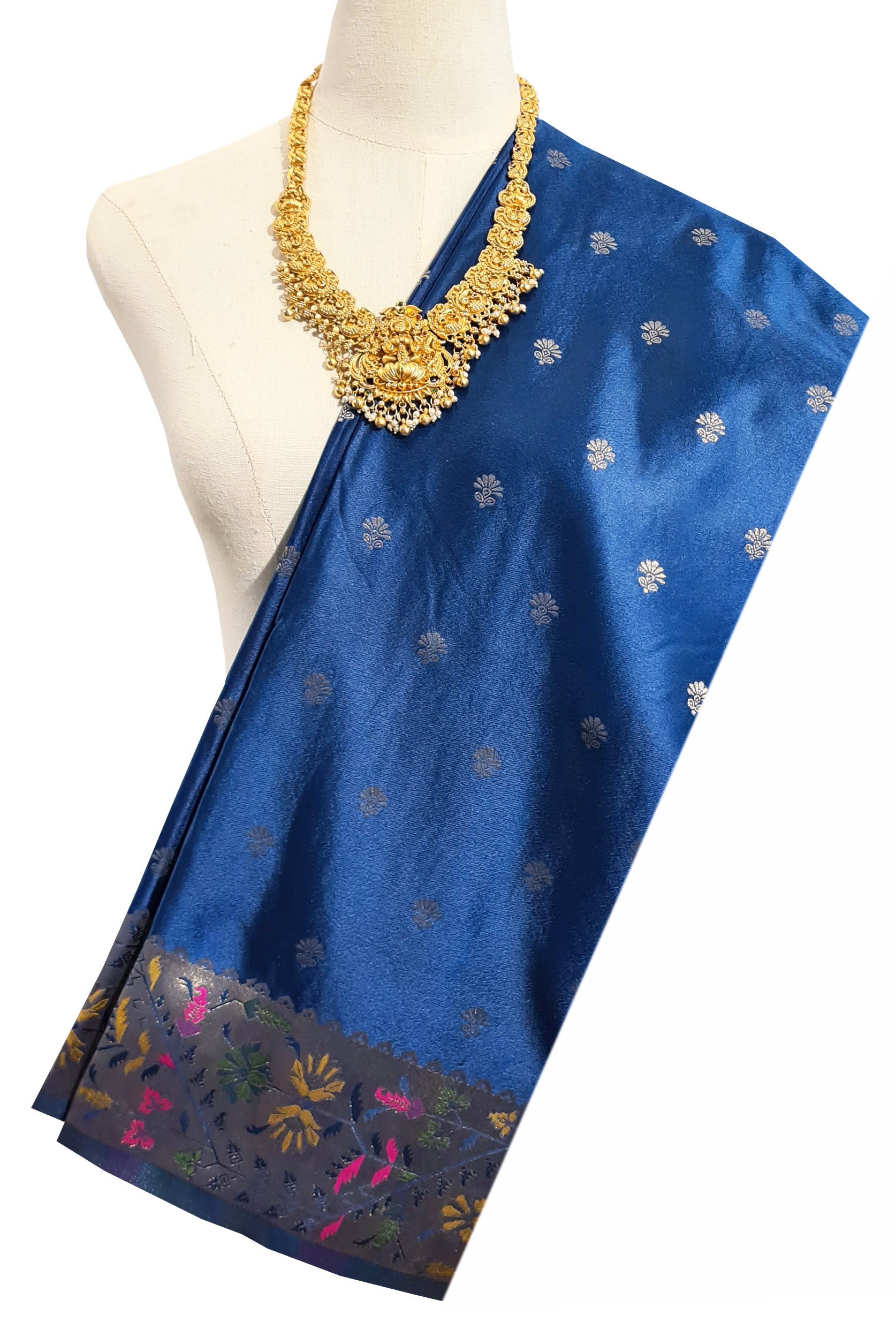 Bengaluru Crape Antic Silk Meena Sarees