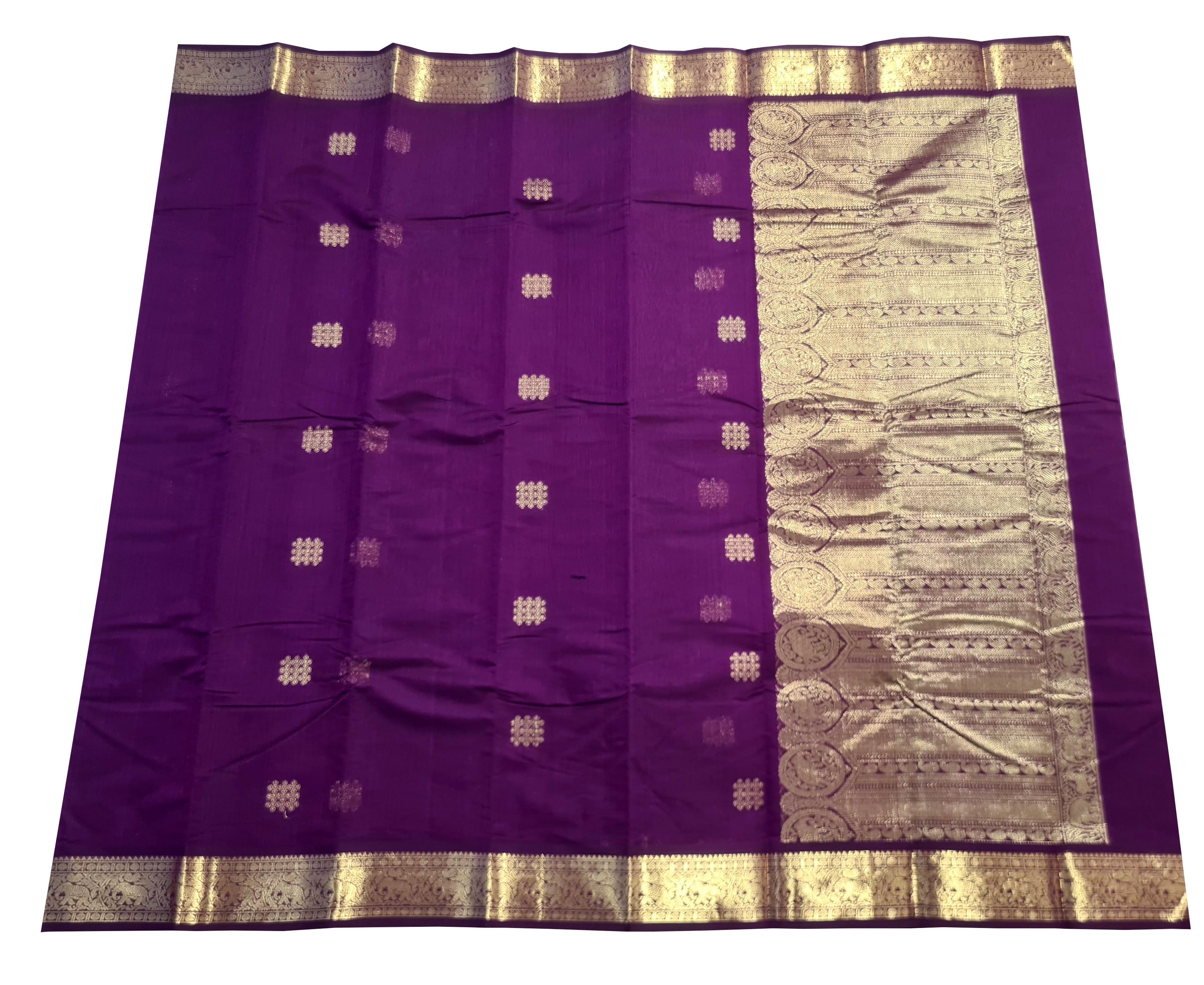 Kanchipuram Pure Silk Cotton Saree