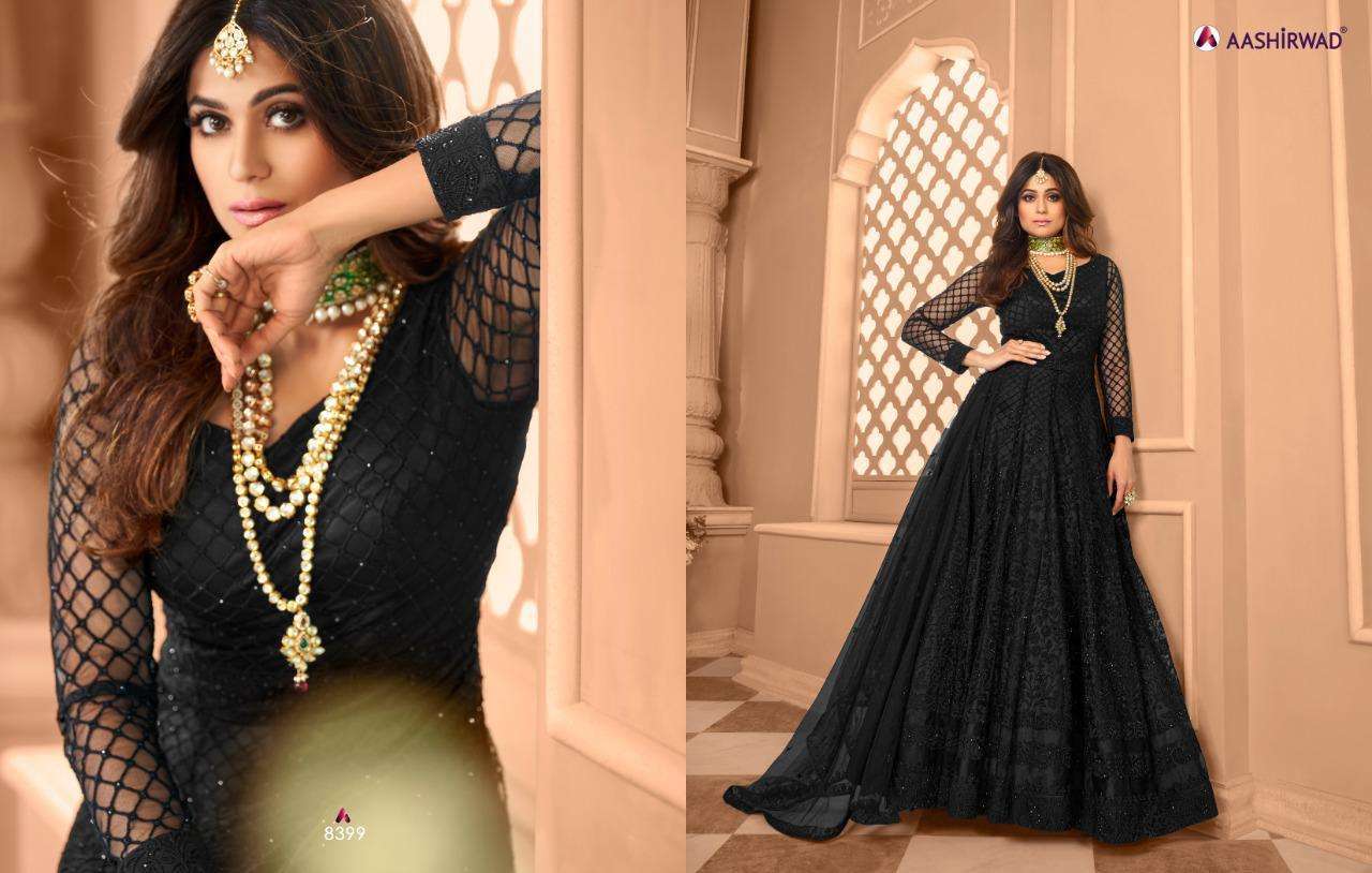 Ashirwad Presents Sanjana Net Exclusive Designer Party Wear Gown