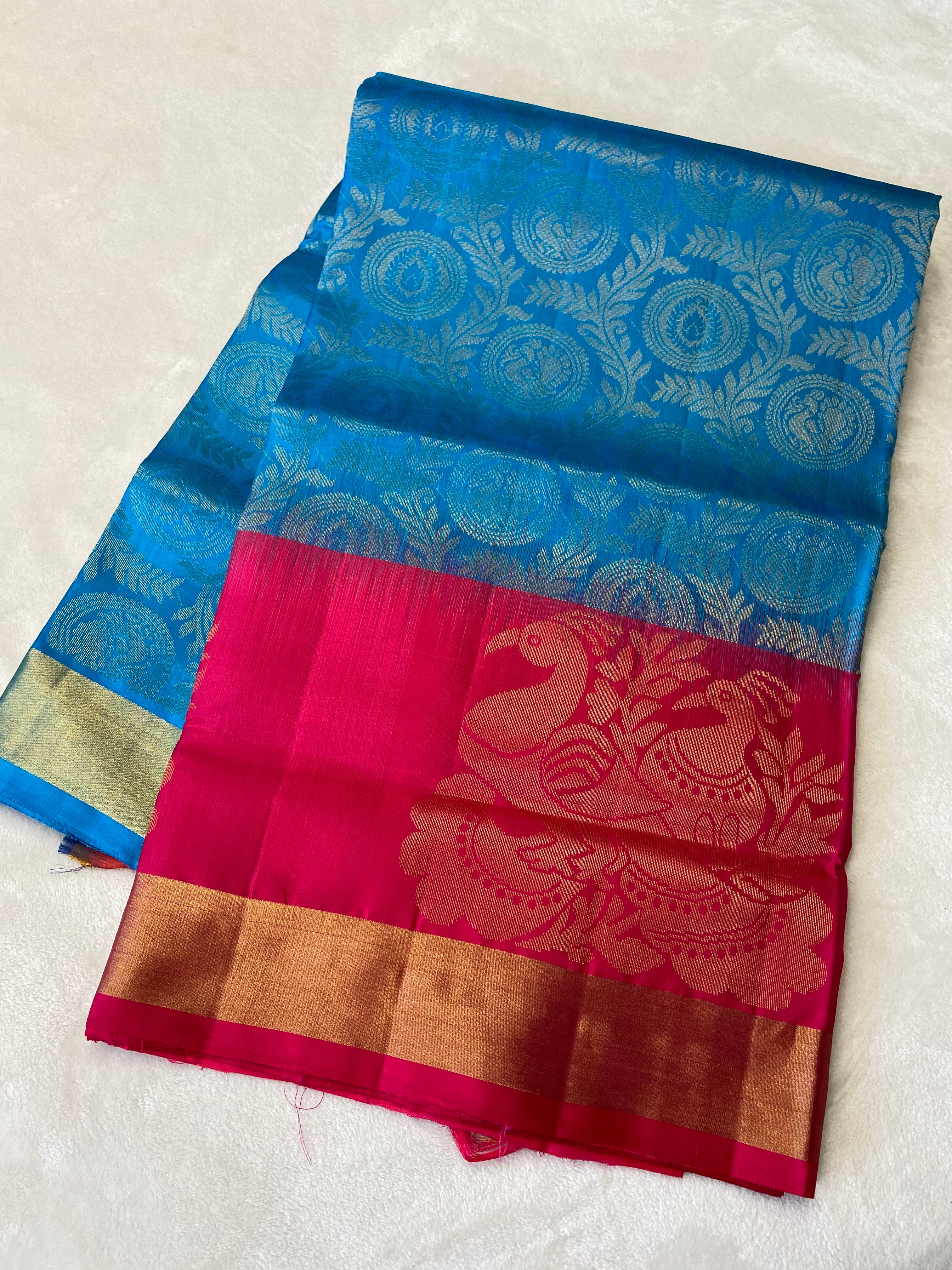kanchipuram Pure Soft silk saree - Generic 