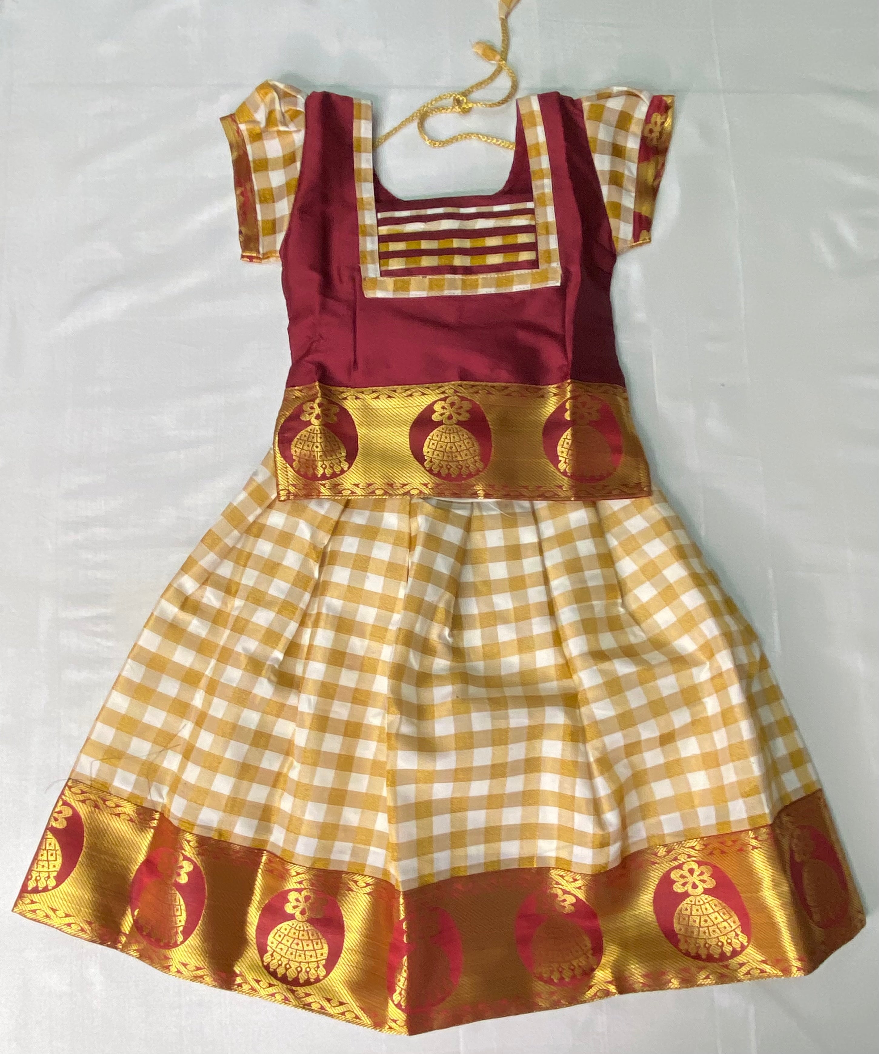 Pattu pavadai best sale frock