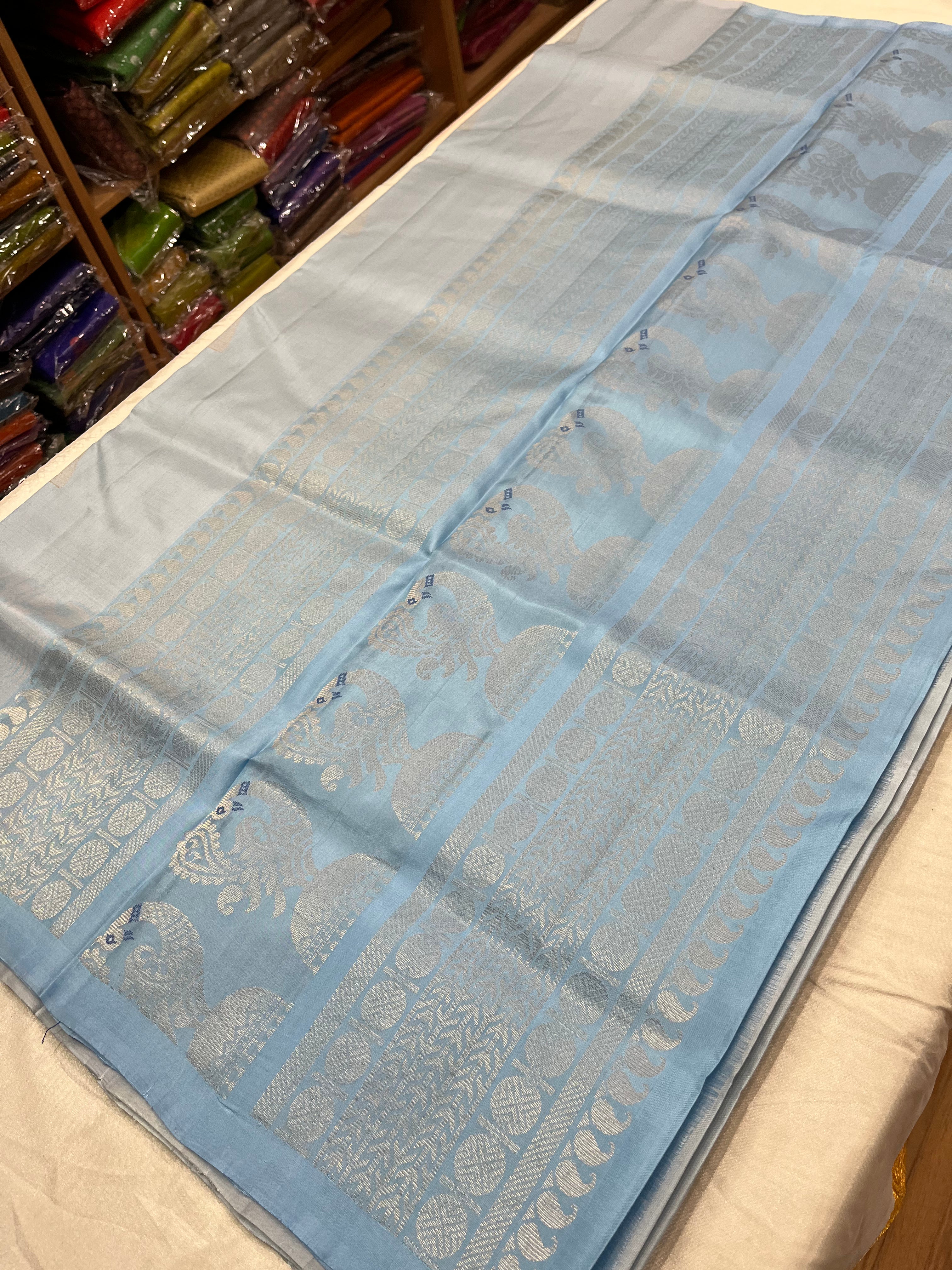 Handwoven Unique Pure Soft silk saree