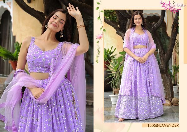 Zeel Clothing VOL-29 Presents New Launching Georgette Thread & Sequence Embroidery Work Collections