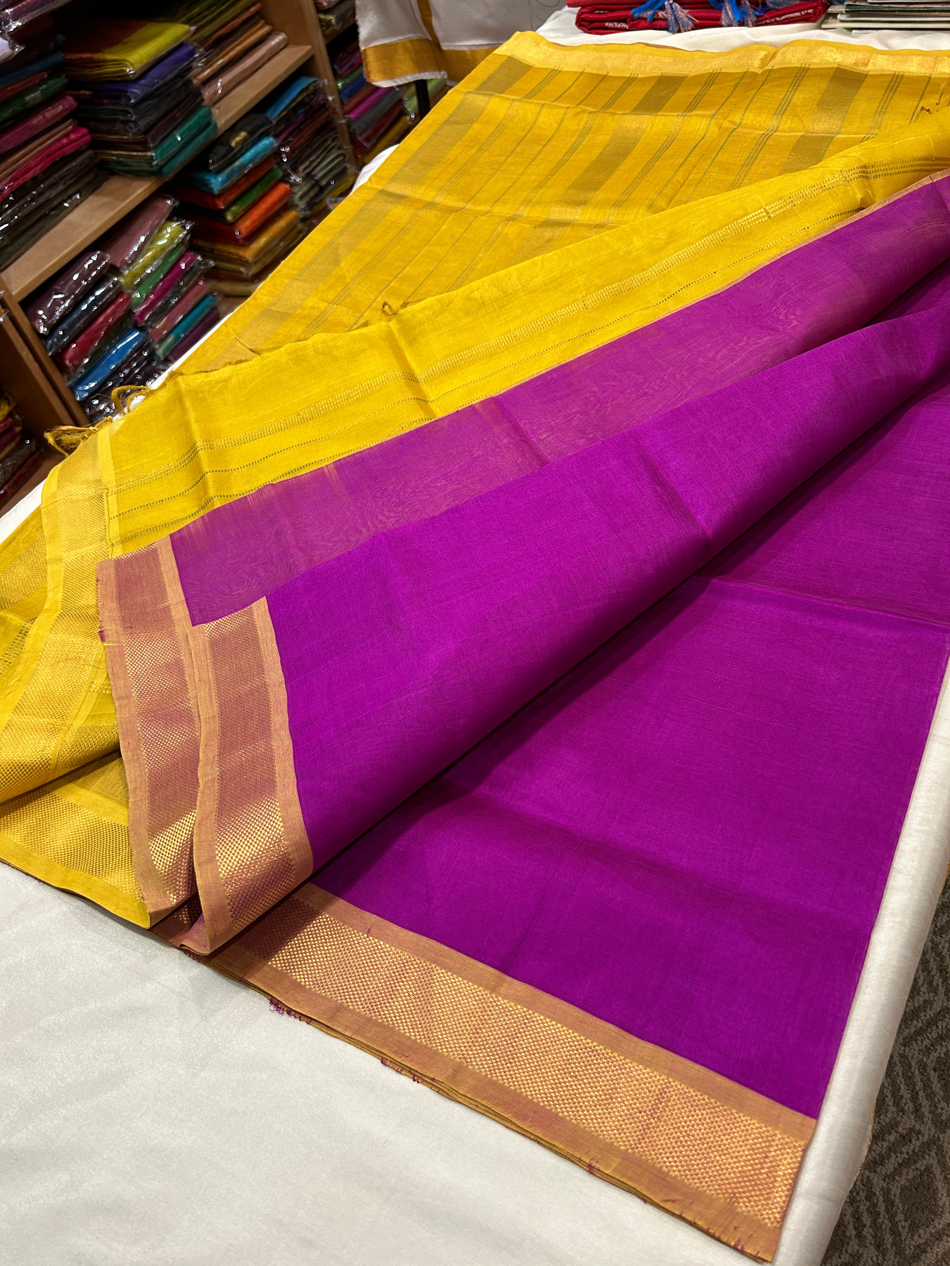 kanchipuram Pure silk cotton Saree