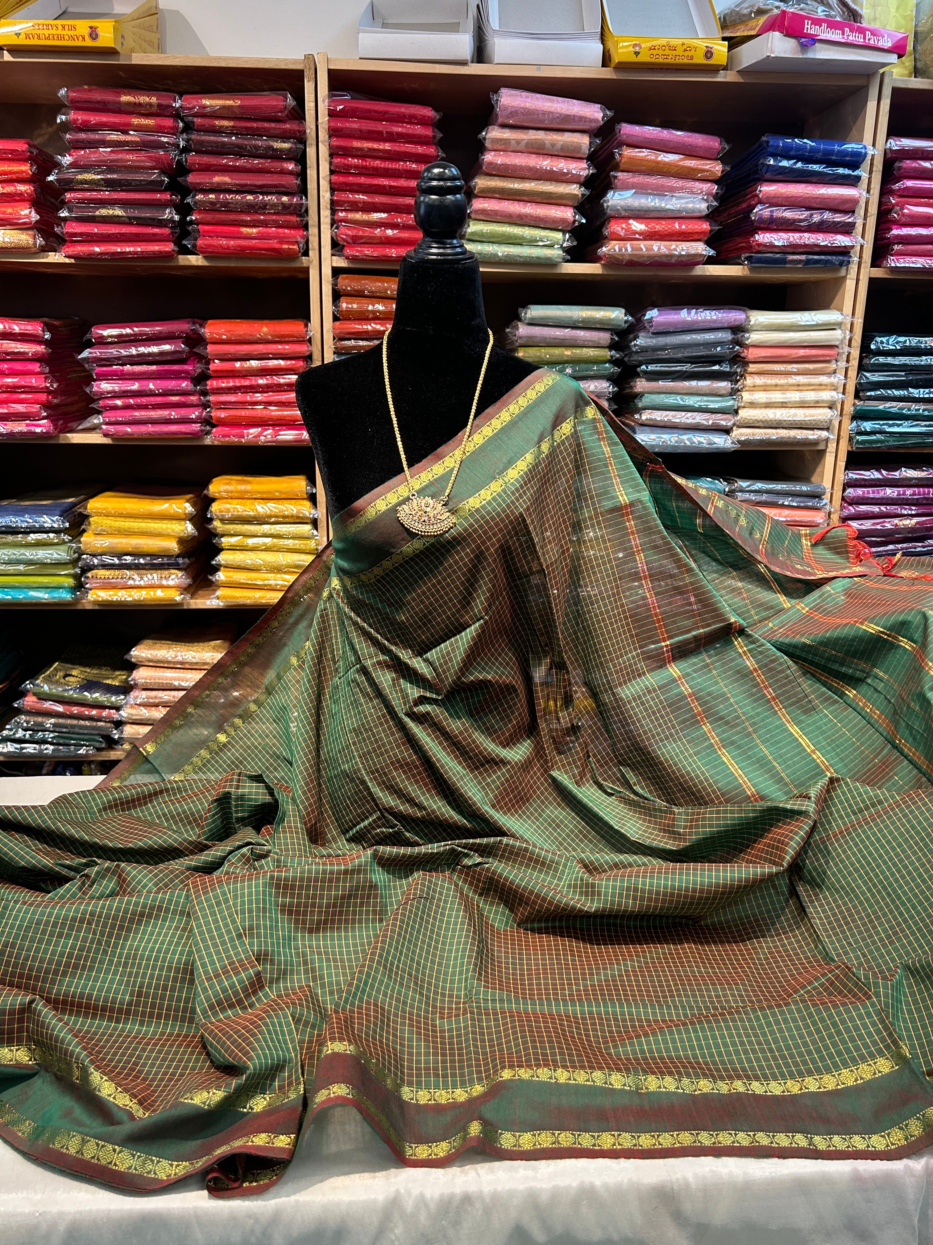 Soft  Cotton silk Saree With running Blouse