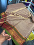 Kanchipuram pure Cotton Saree with running blouse & chit pallu