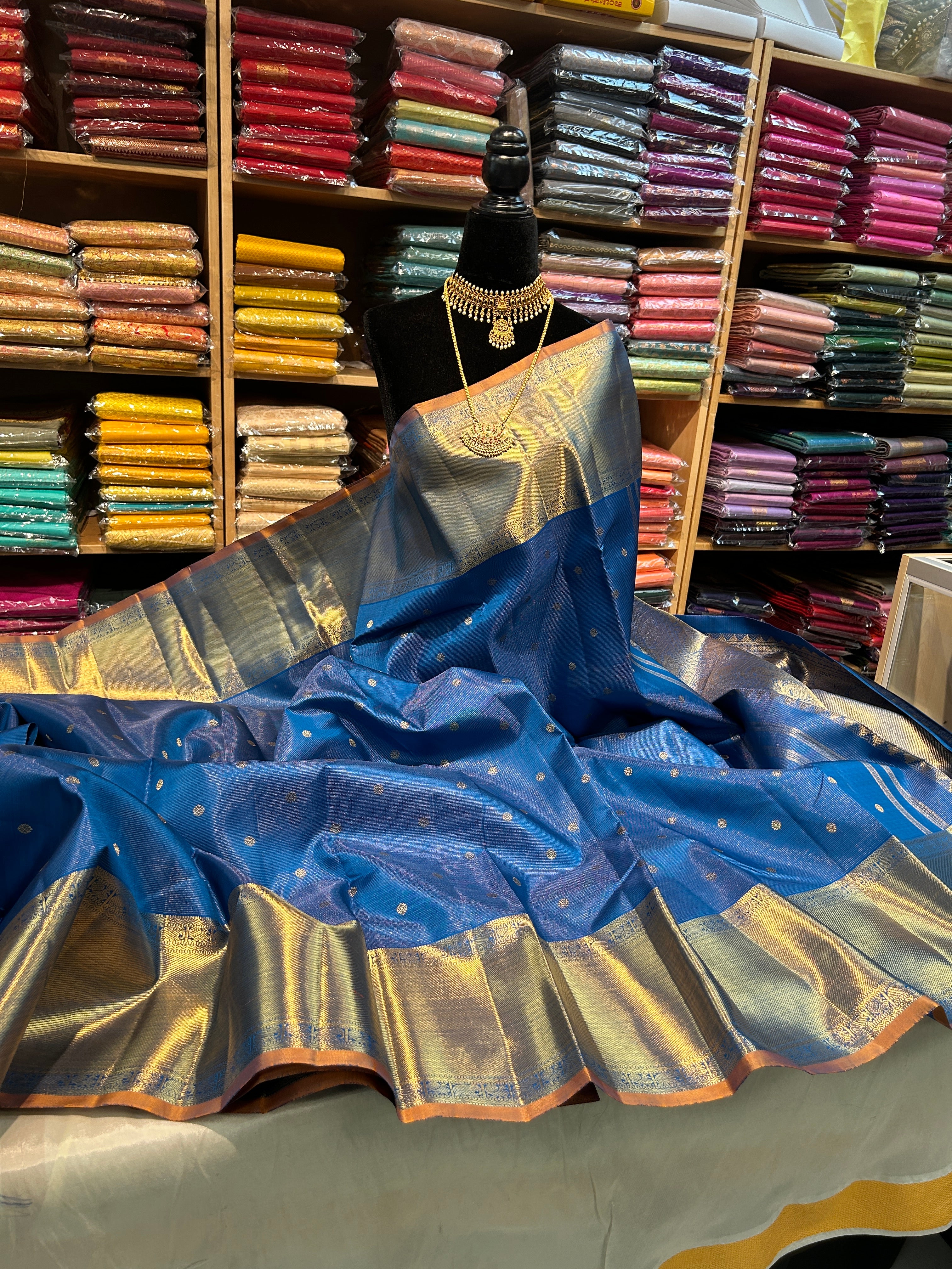 Kanchipuram vairaoosi Pure Silk Pure Zari  Saree
