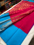 Kovai  pure cotton saree with rich pallu & plain running blouse