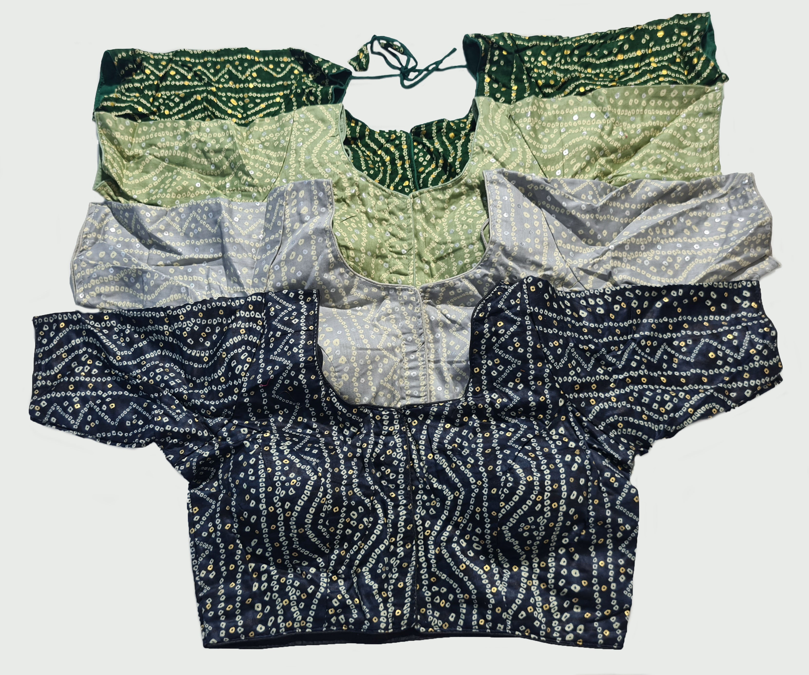 Printed Readymade Saree Blouse [Size 36]