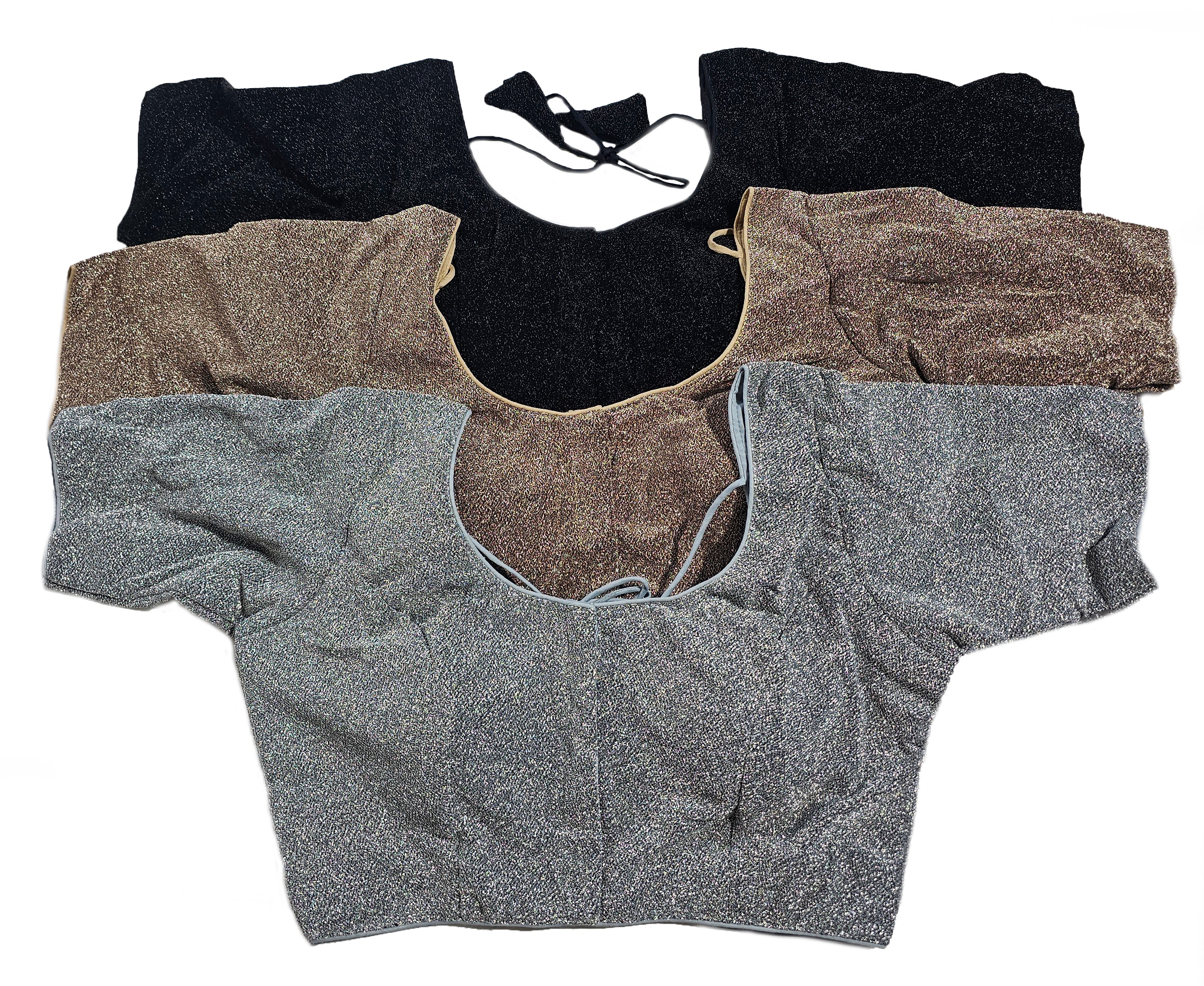 Designer Shimmer Saree Blouse [Size 36]