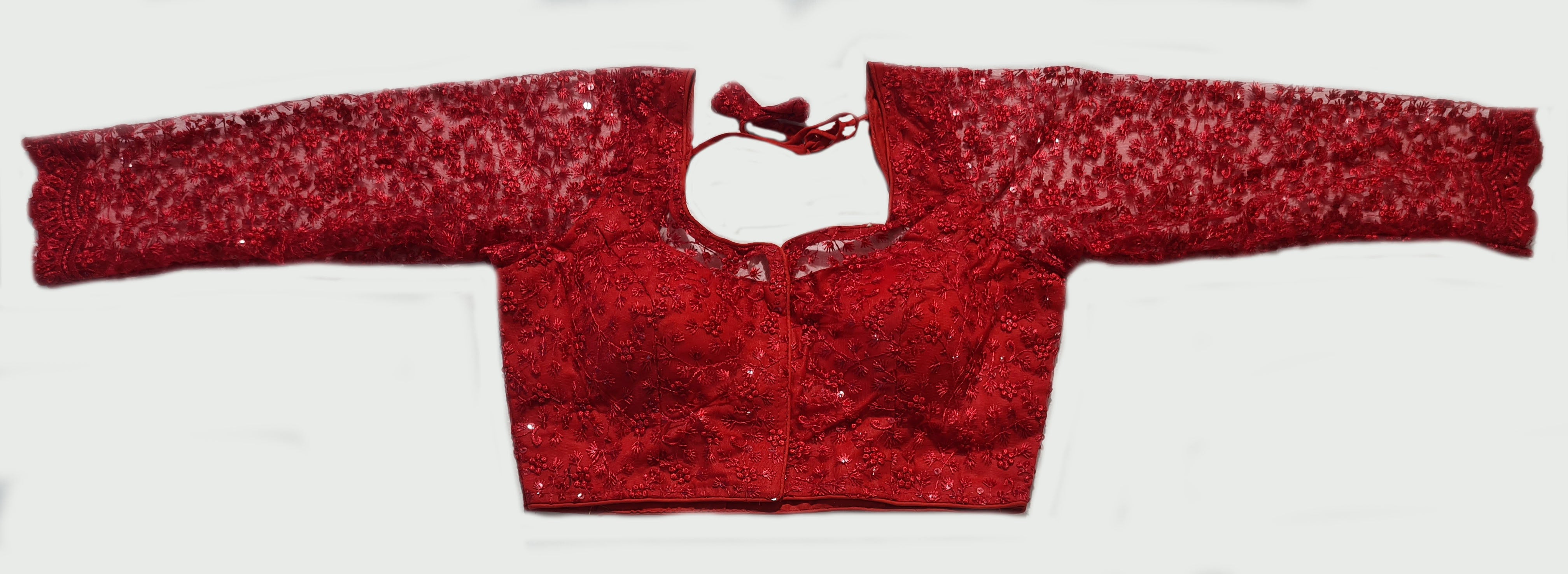 Georgette Net Readymade Saree Blouse [Size 36-38]
