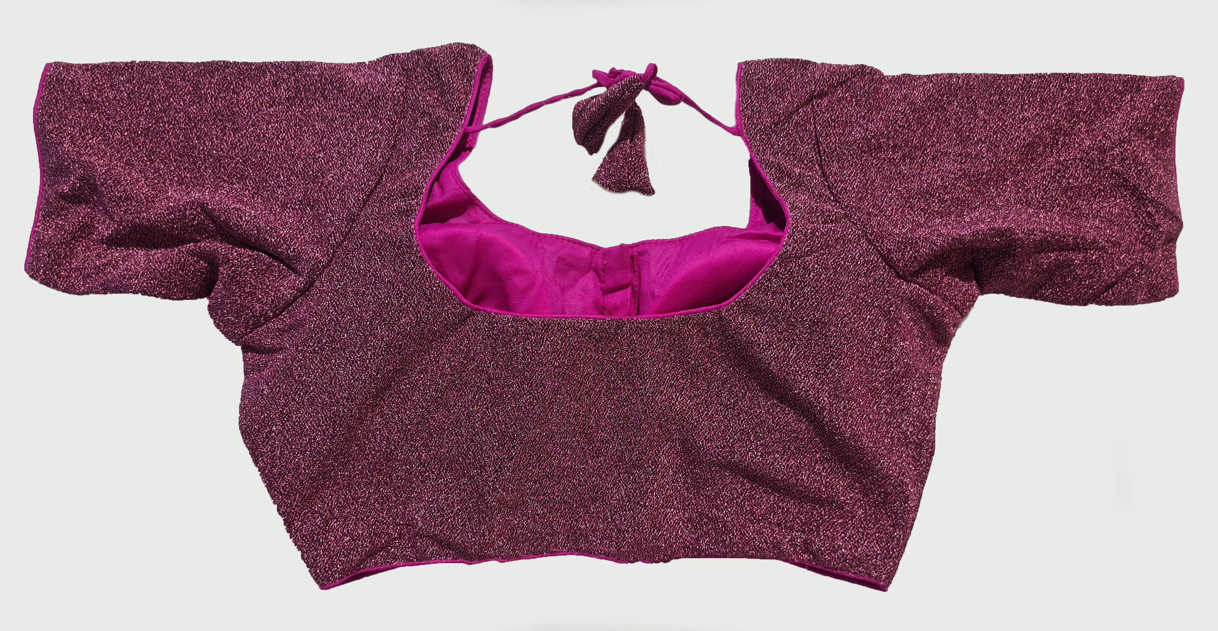 Designer Shimmer Readymade Saree Blouse [Size 42]