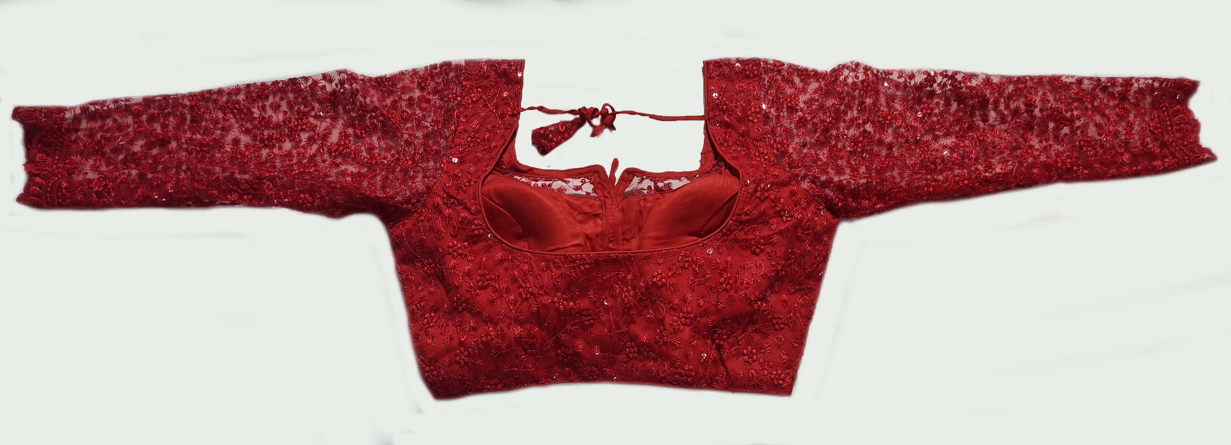 Georgette Net Readymade Saree Blouse [Size 36-38]