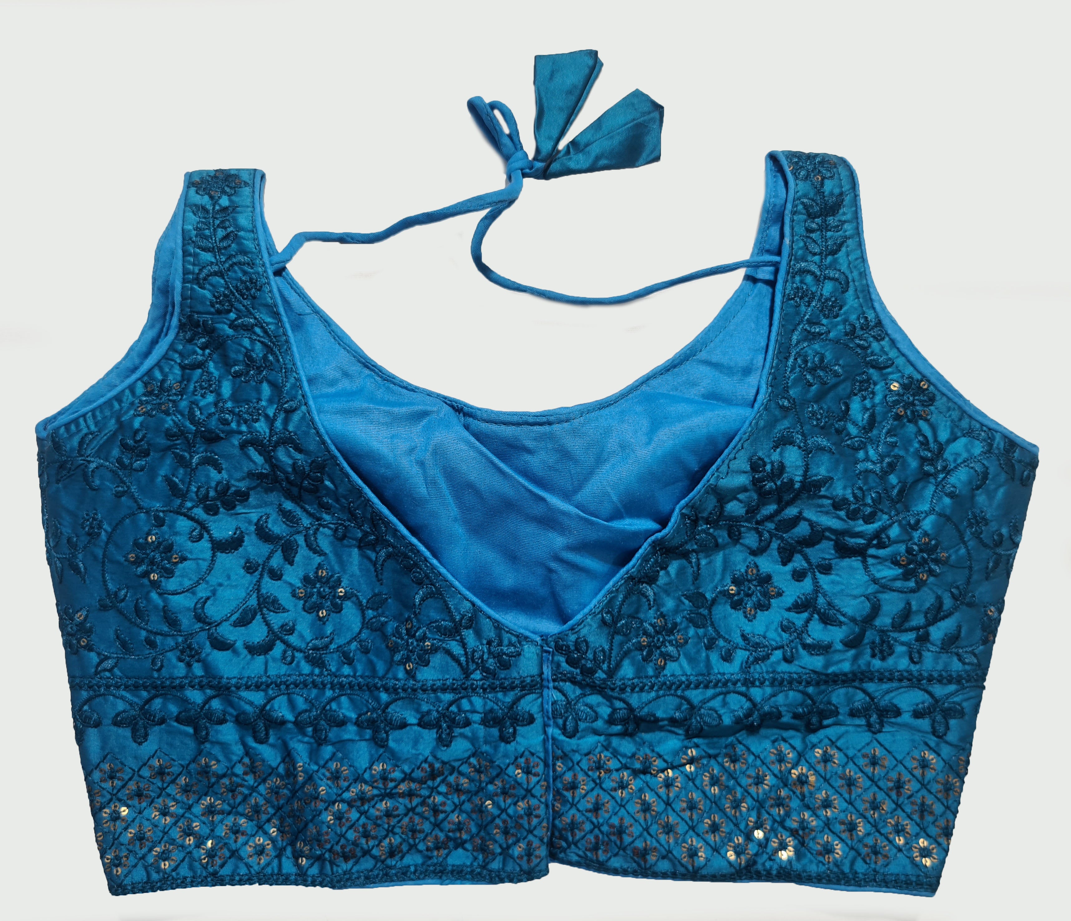Embroidery Readymade Saree Blouse [Size 36]