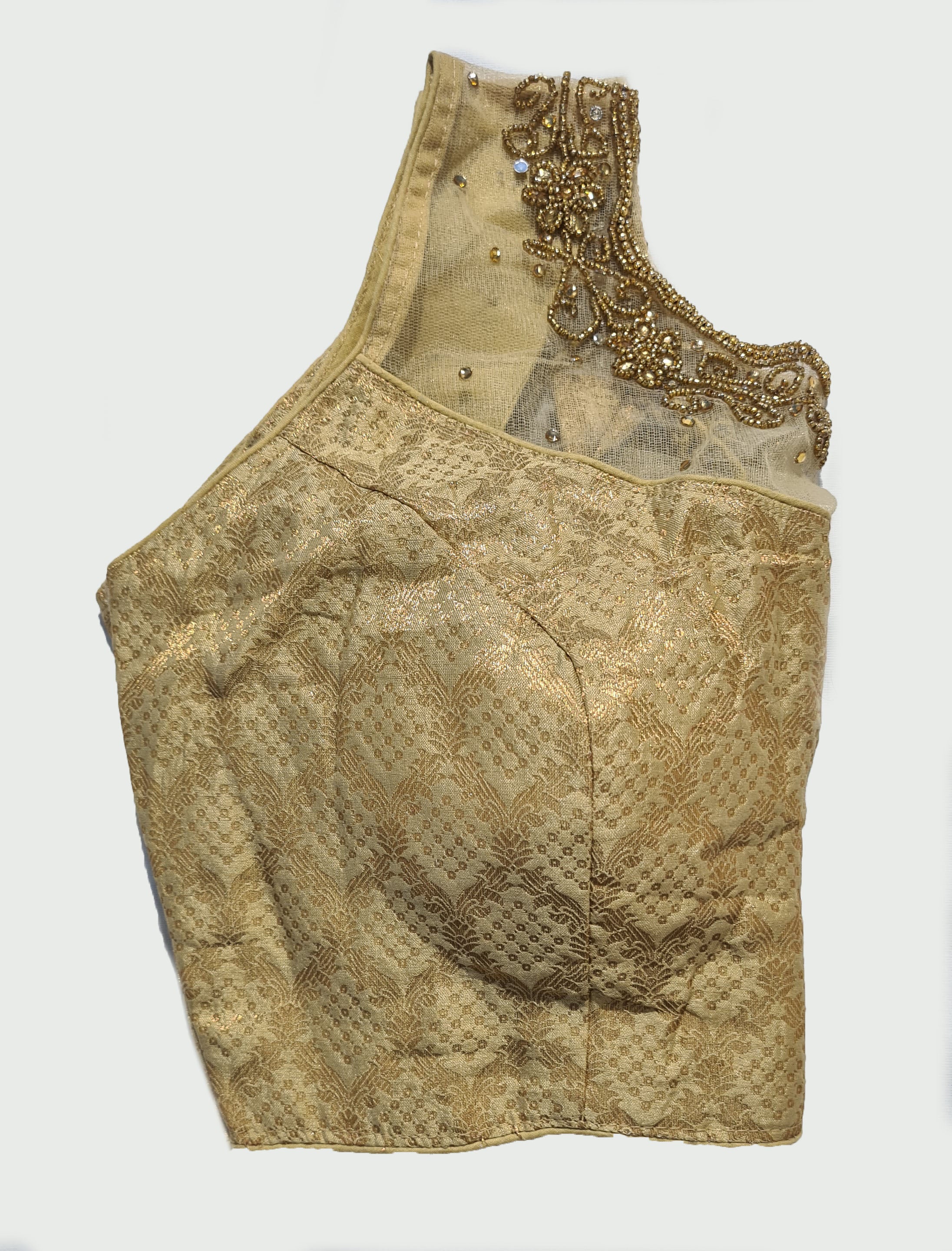 Aari Neck Work Readymade Saree Blouse [Size 38]