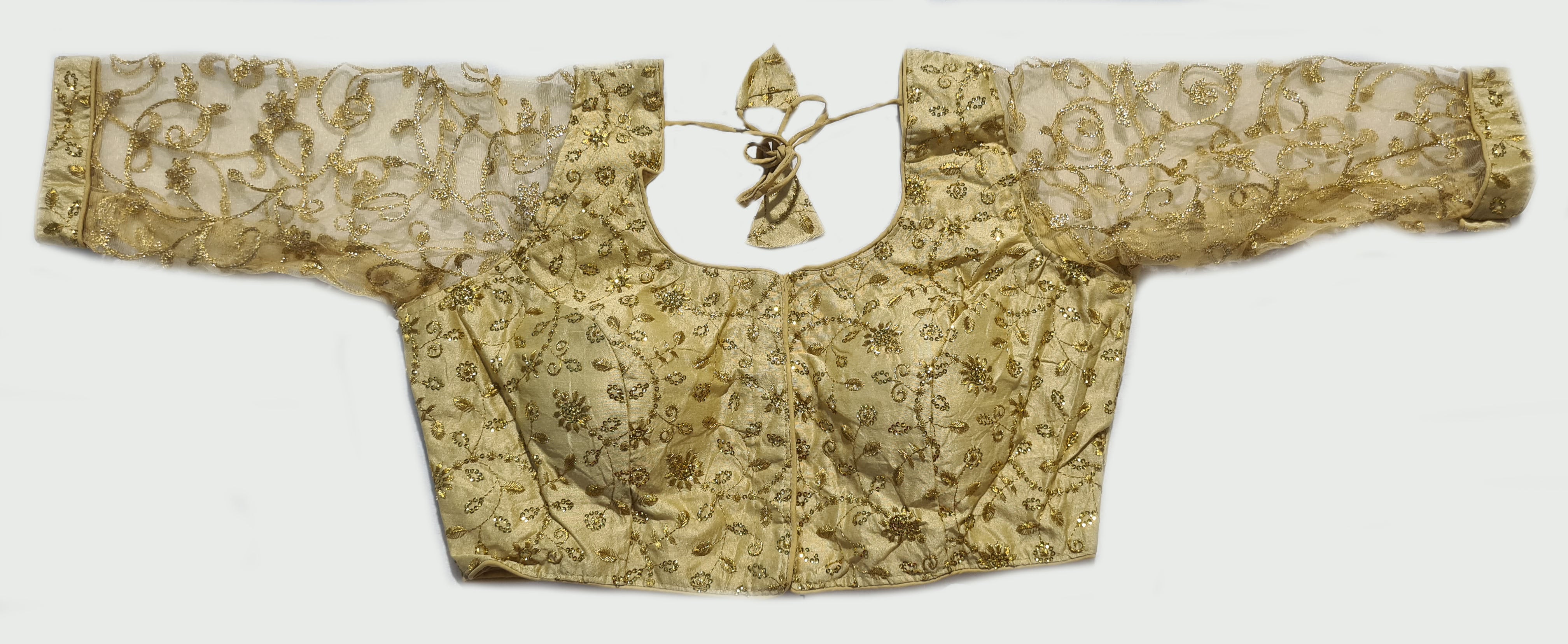 Net Readymade Saree Blouse [Size 38]