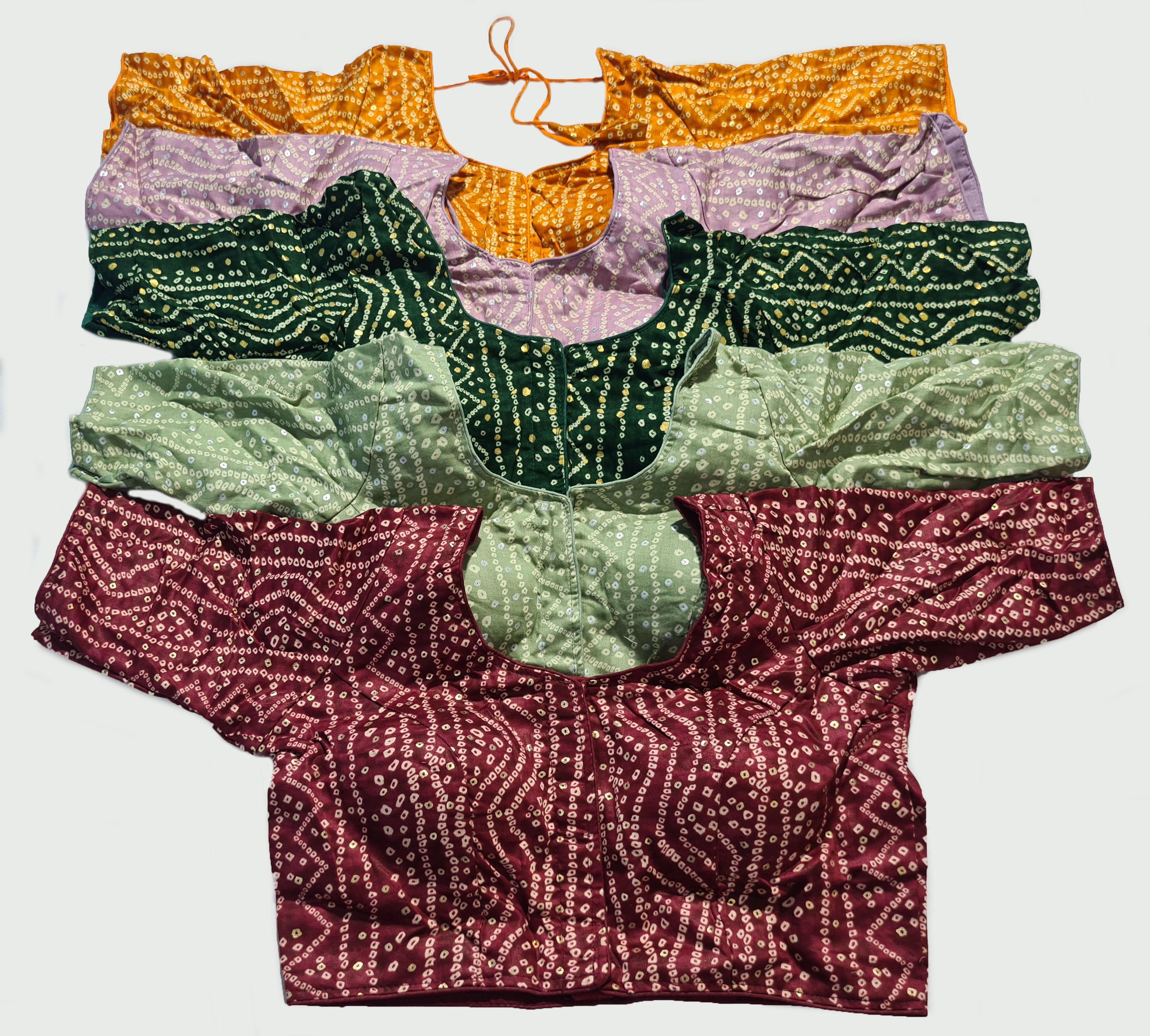 Printed Readymade Saree Blouse [Size 38]