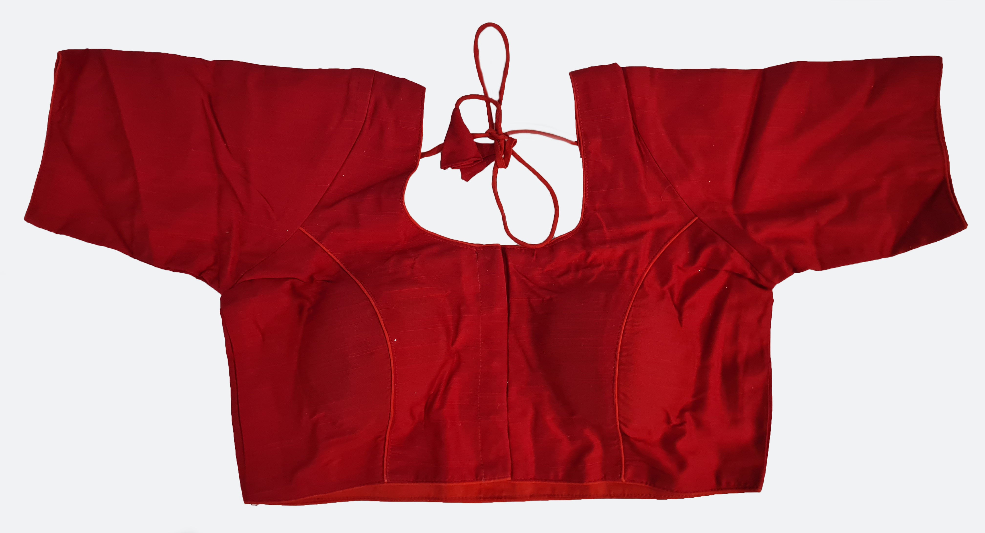 Bollywood Plain Readymade Saree Blouse [Size 36]