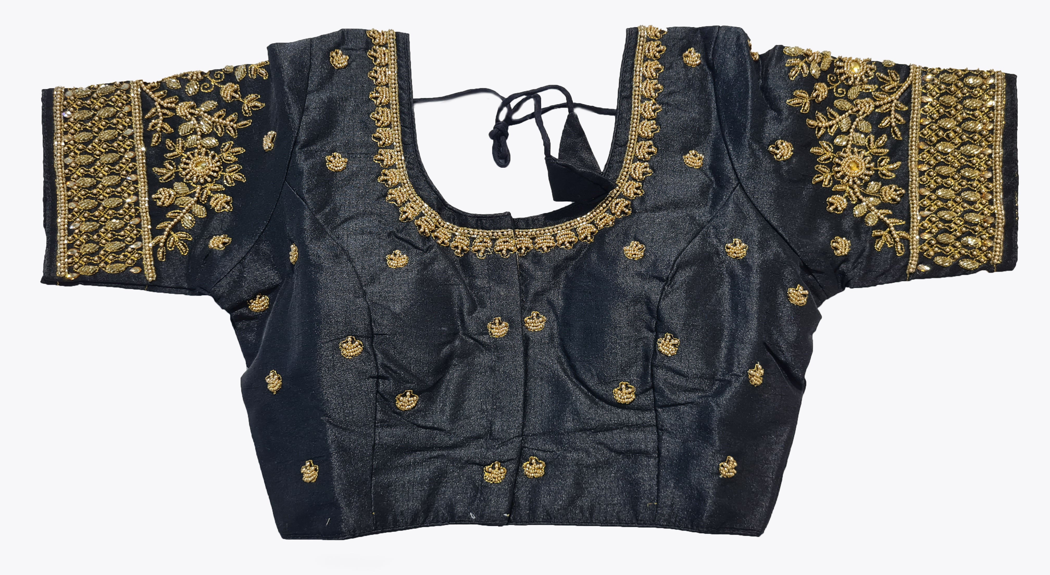 Aari Work Readymade Saree Blouse [Size 36]