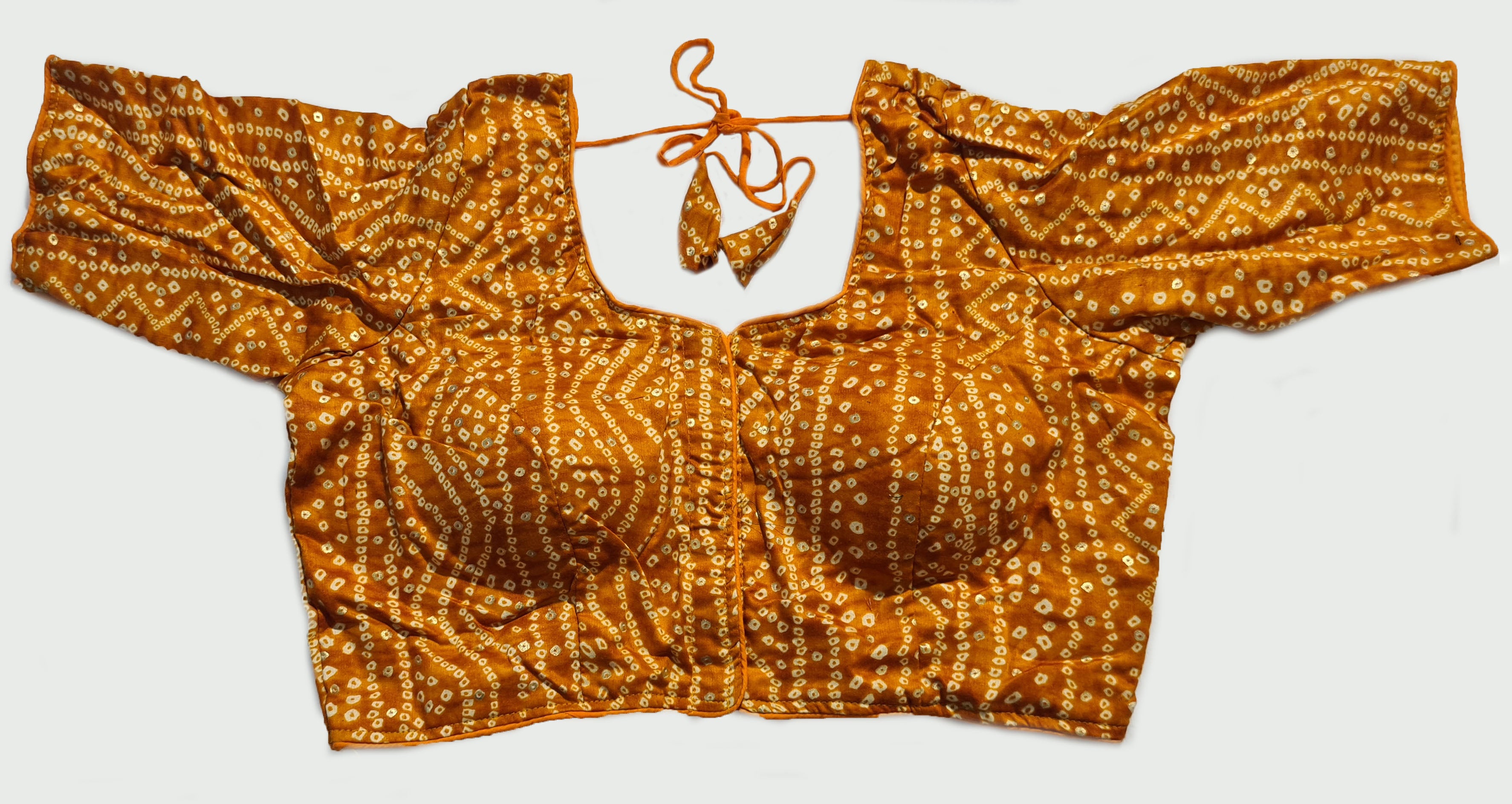 Printed Readymade Saree Blouse [Size 38]