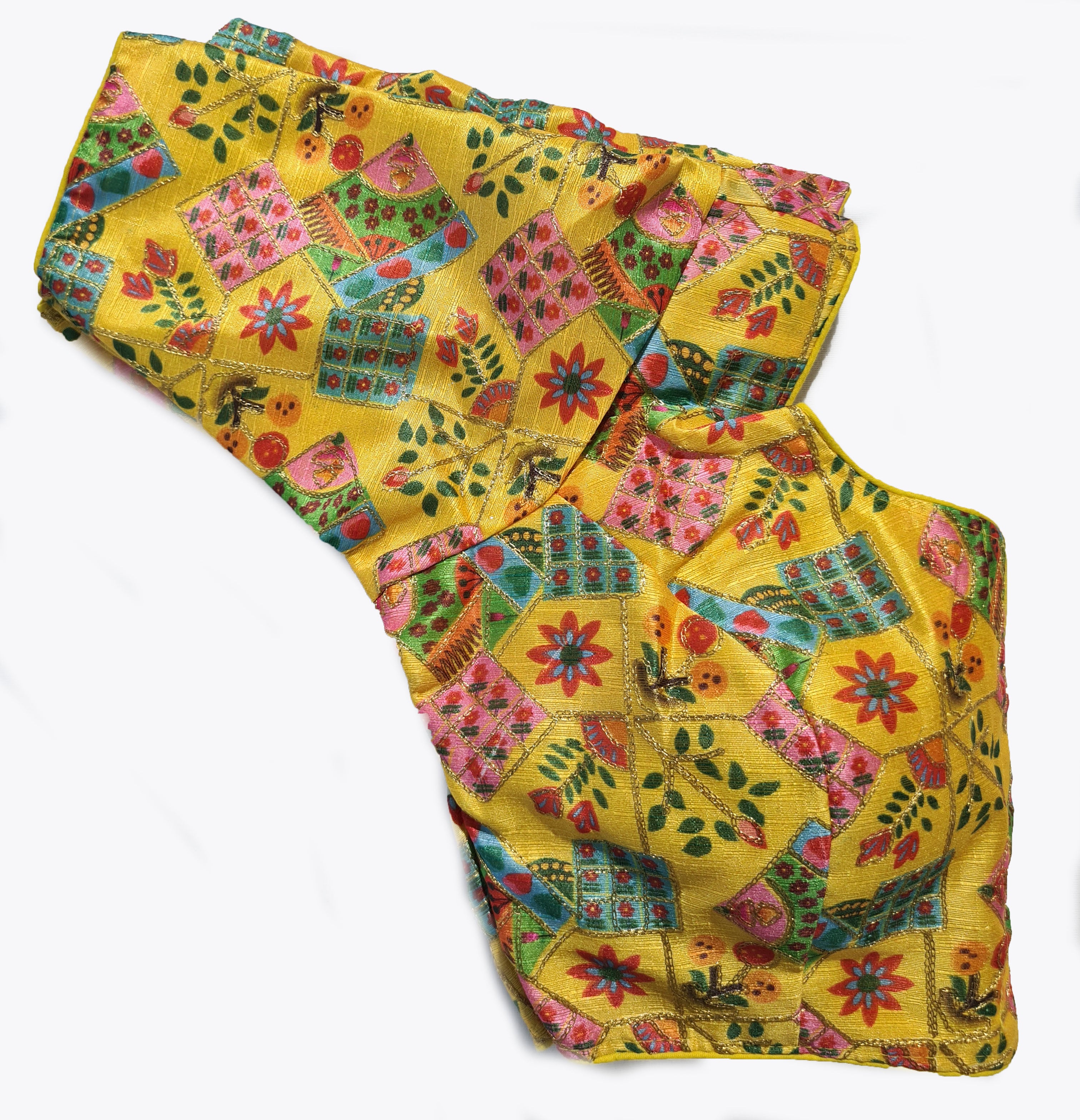 Digital Readymade Saree Blouse [Size 36]