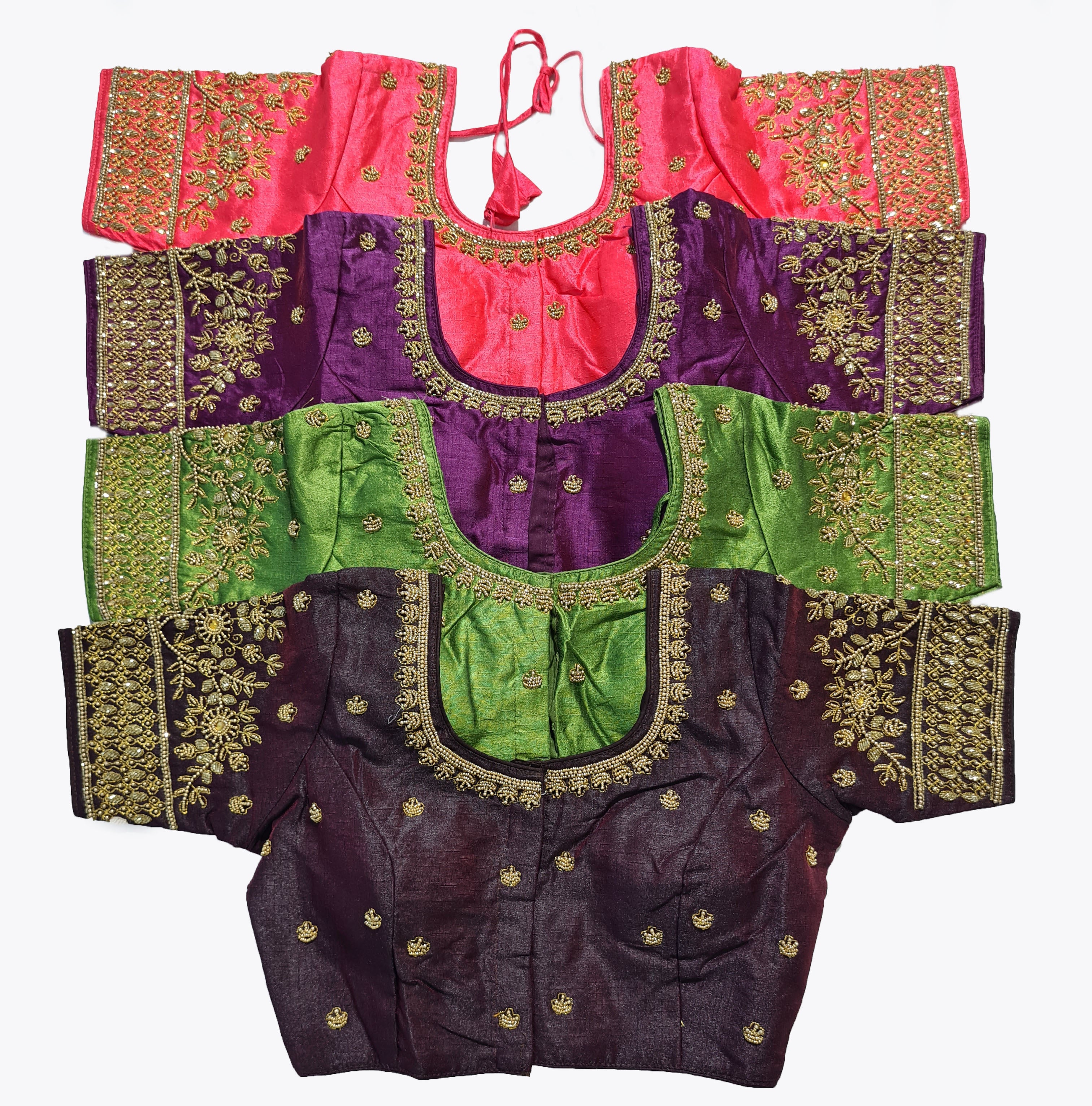 Aari Work Readymade Saree Blouse [Size 36]