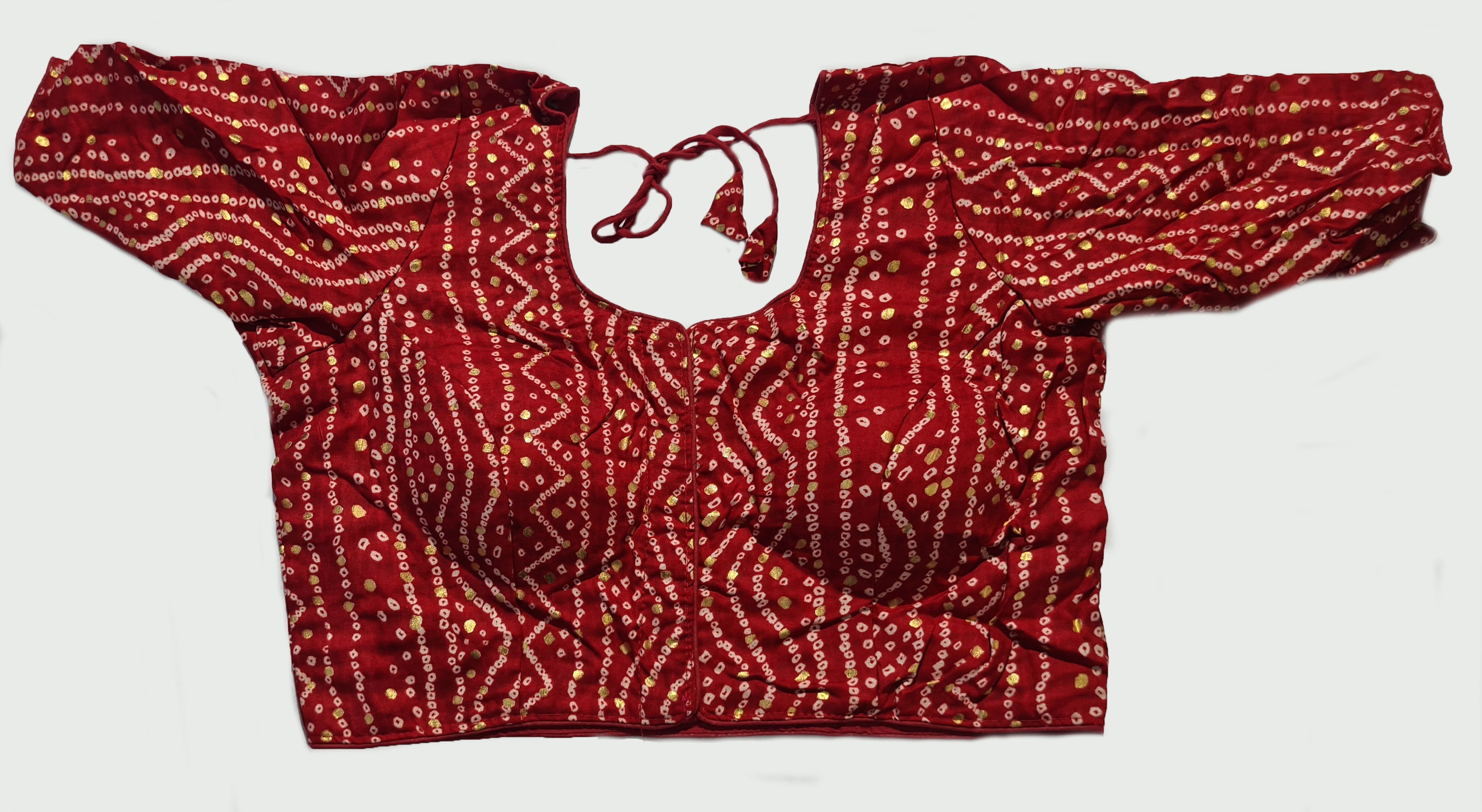Printed Readymade Saree Blouse [Size 38]