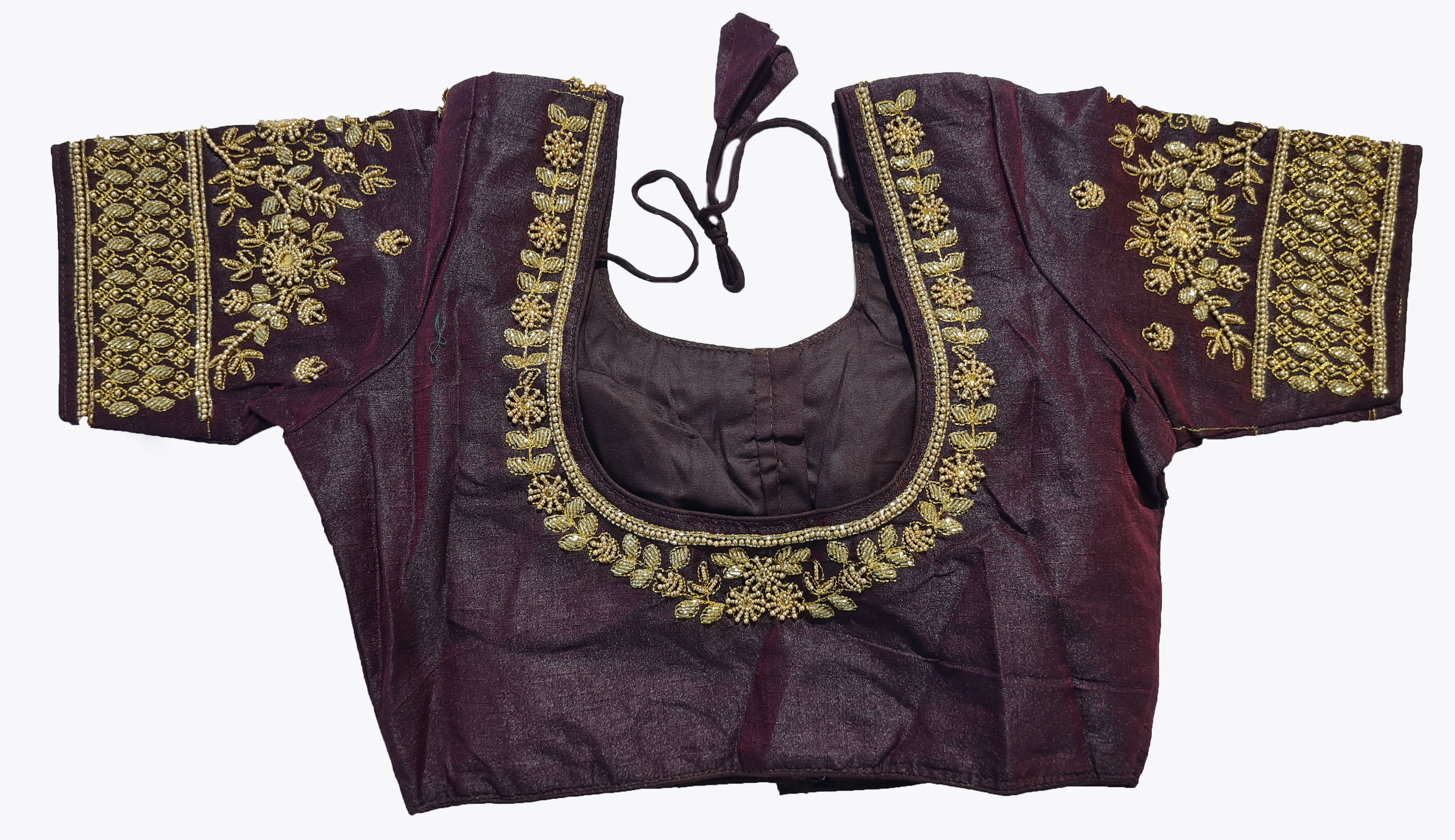 Aari Work Readymade Saree Blouse [Size 36]