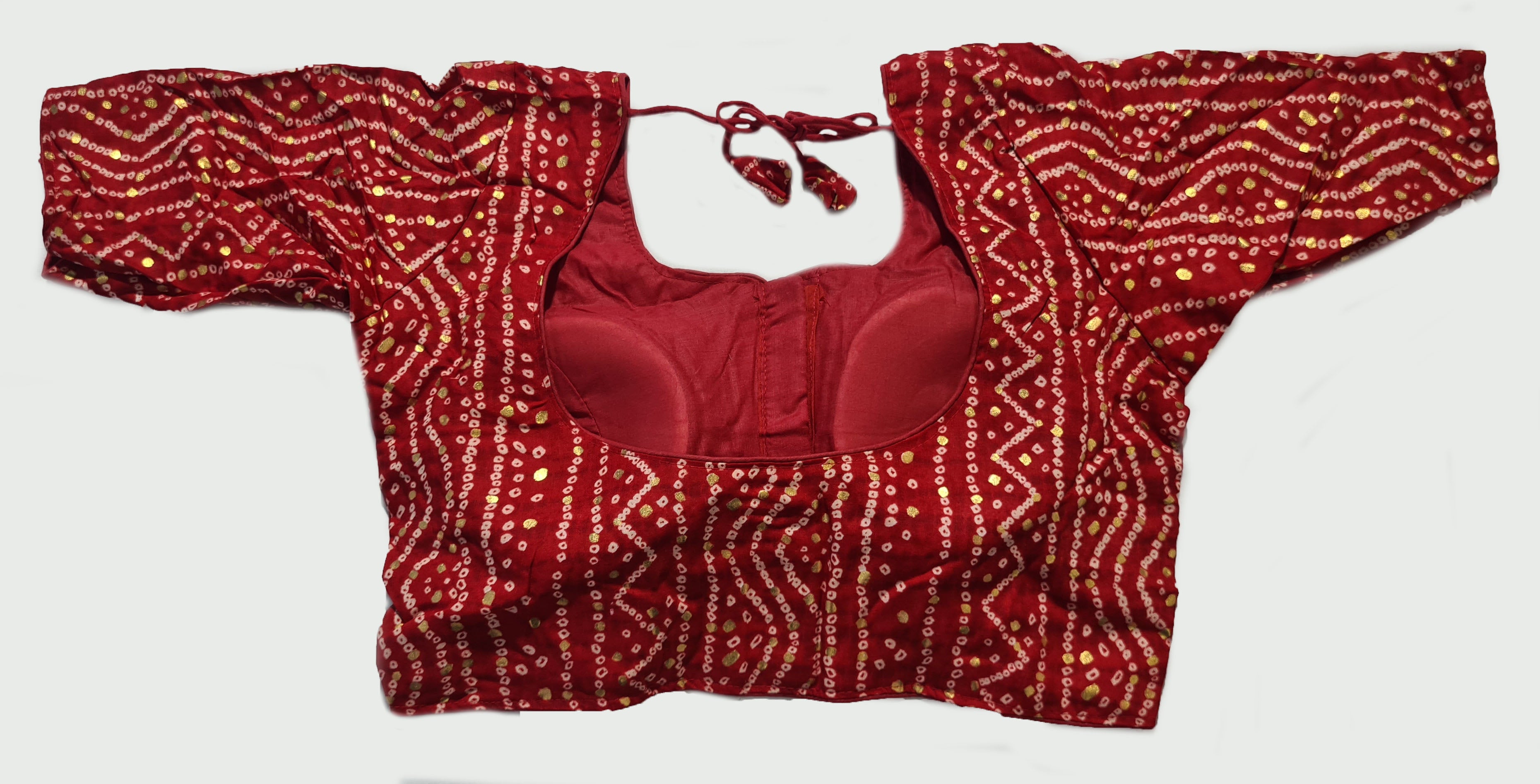 Printed Readymade Saree Blouse [Size 38]