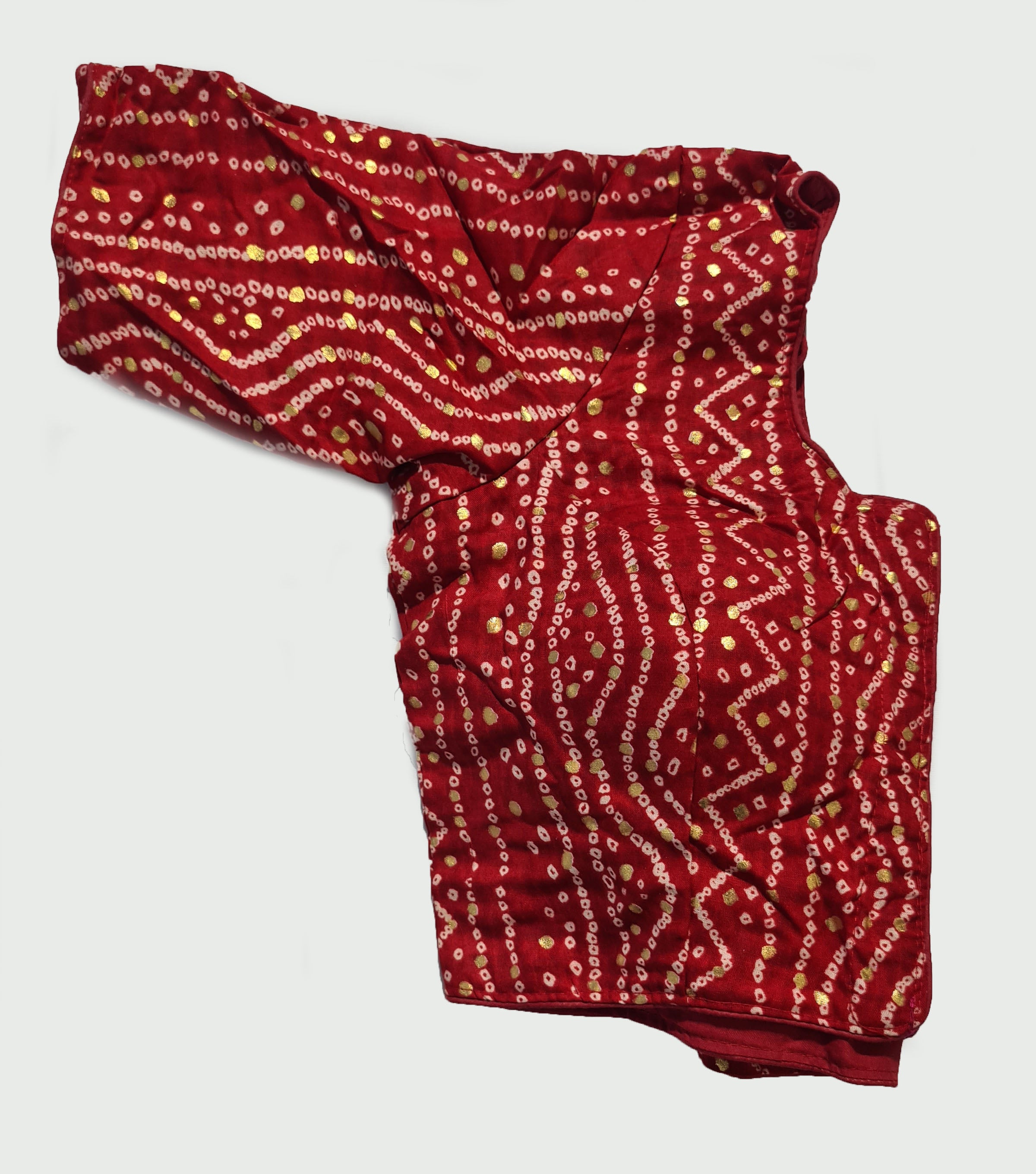 Printed Readymade Saree Blouse [Size 38]