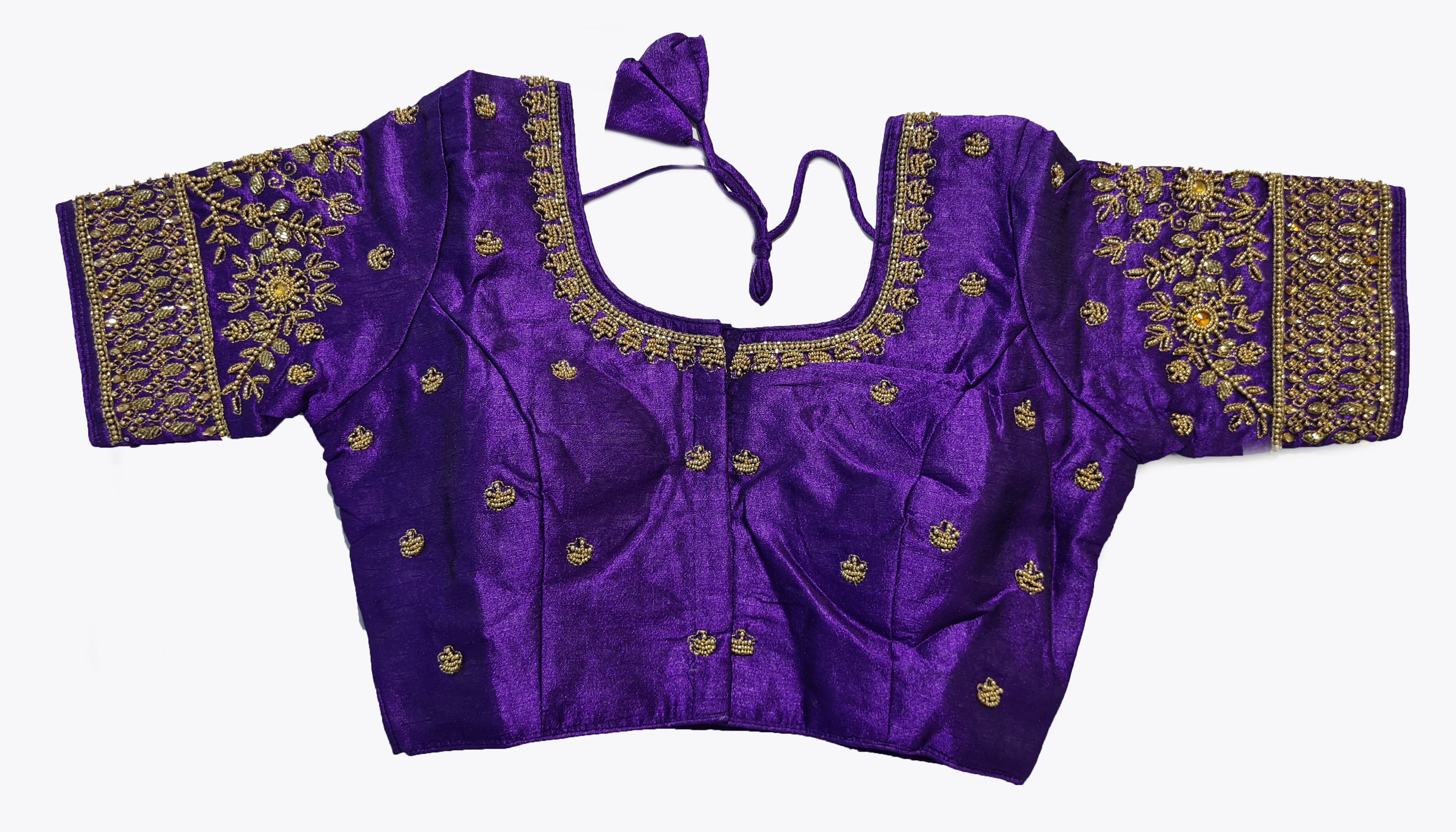Aari Work Readymade Saree Blouse [Size 38]