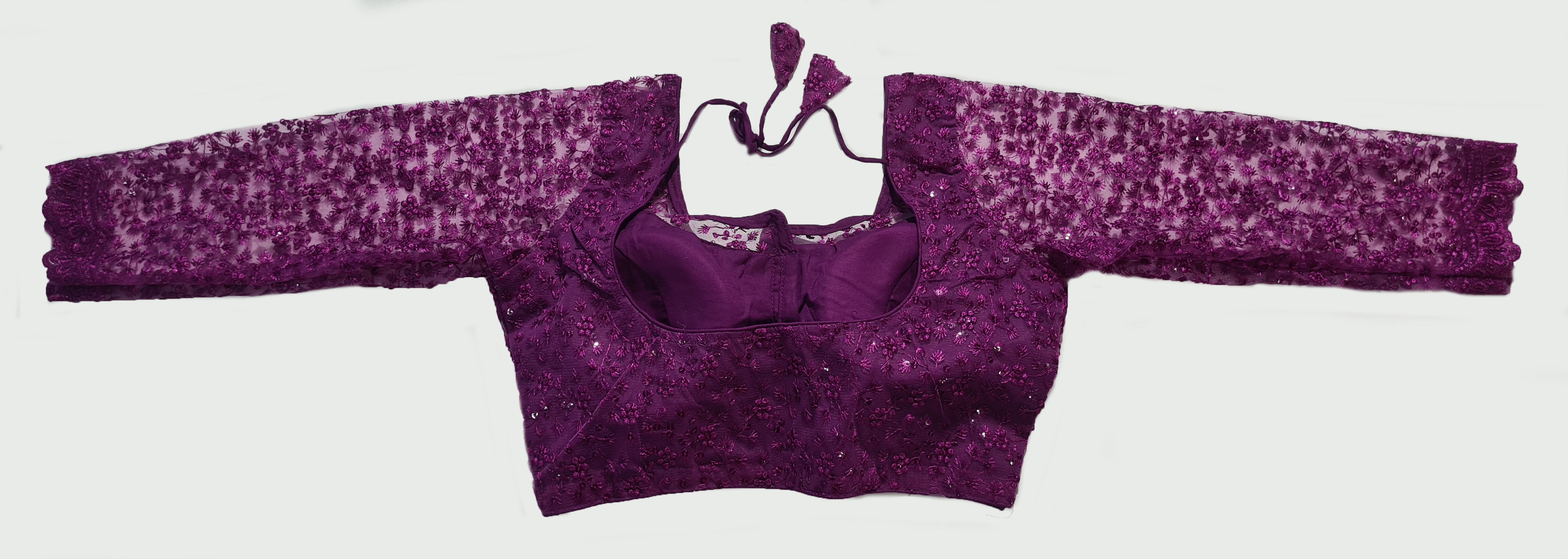 Georgette Net Readymade Saree Blouse [Size 38]