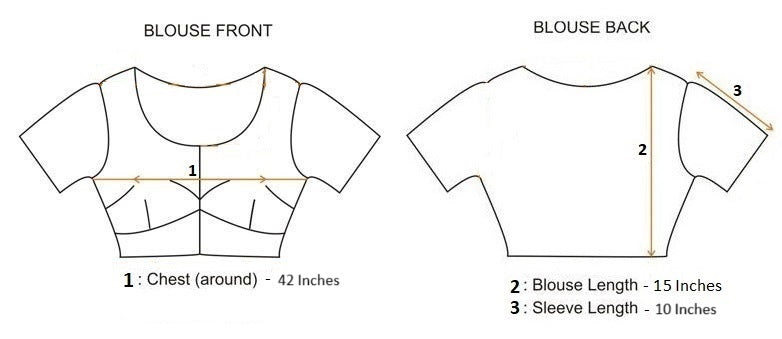 Designer Shimmer Saree Blouse [Size 40-42]