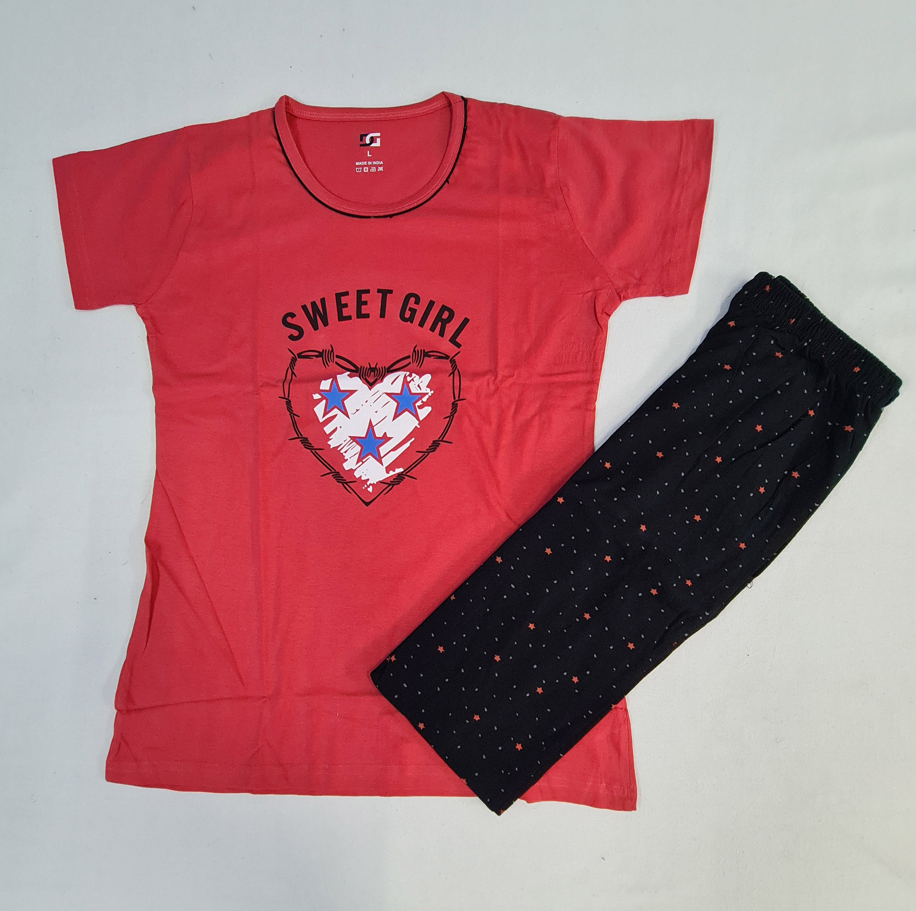 DG Night Set Sweet Dreams VOL-3 With Top and Pant Collection