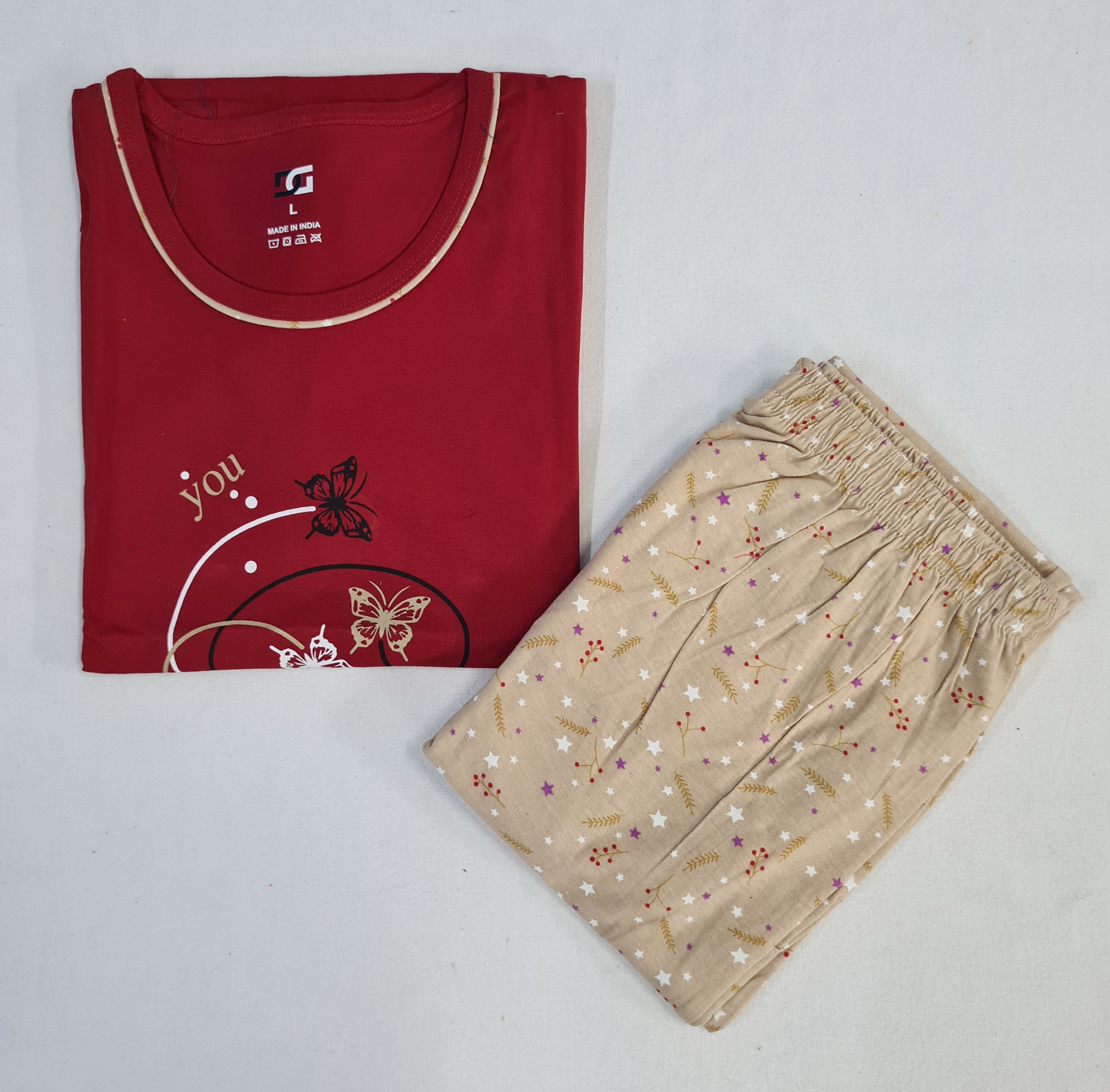 DG Night Set Sweet Dreams VOL-3 With Top and Pant Collection