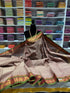 Kanchipuram pure Cotton Saree with running blouse & chit pallu