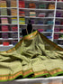 Kanchipuram pure Cotton Saree with running blouse & chit pallu