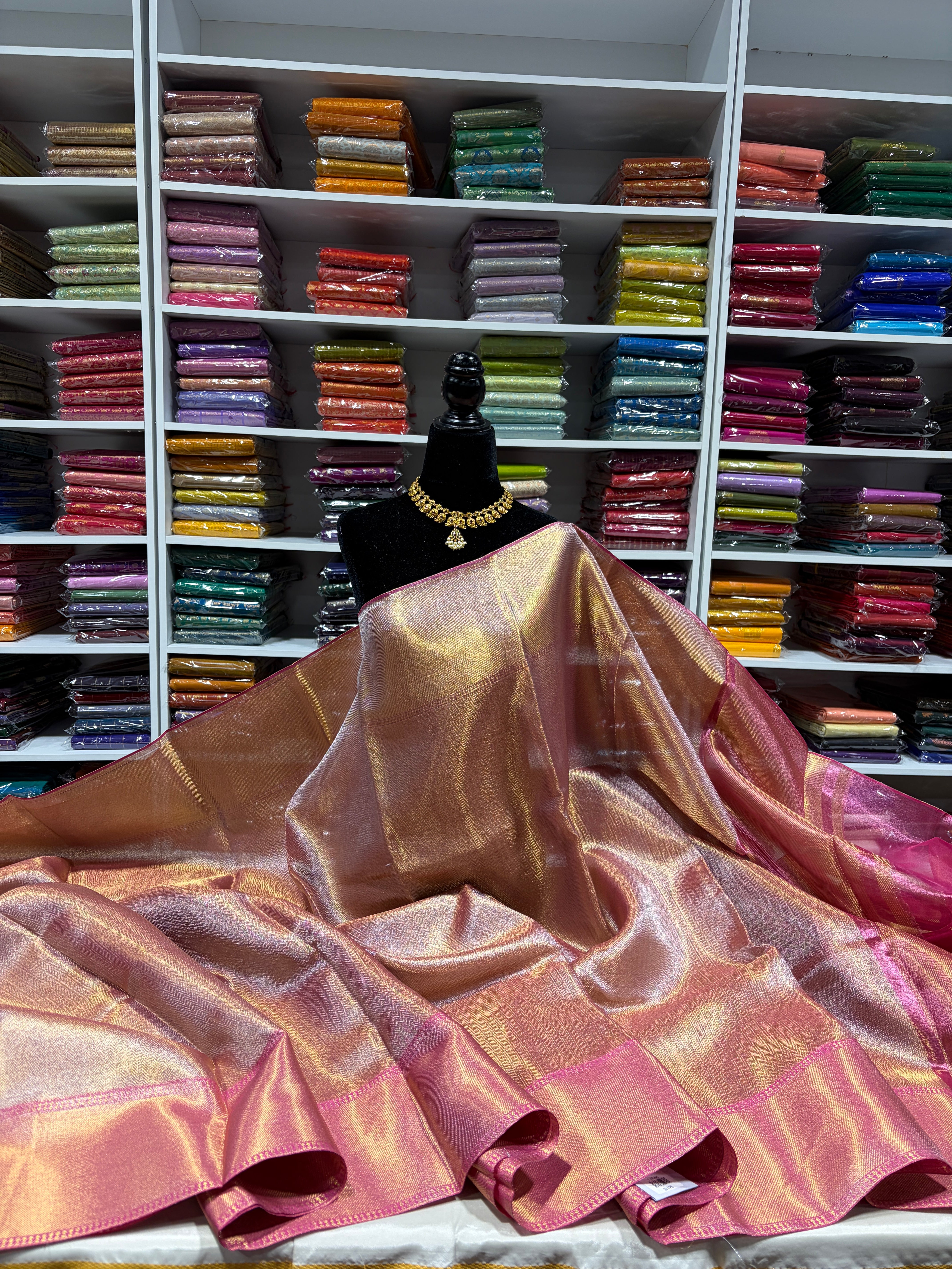 Jothika inspired Tissue banarasi semisilk Sarees