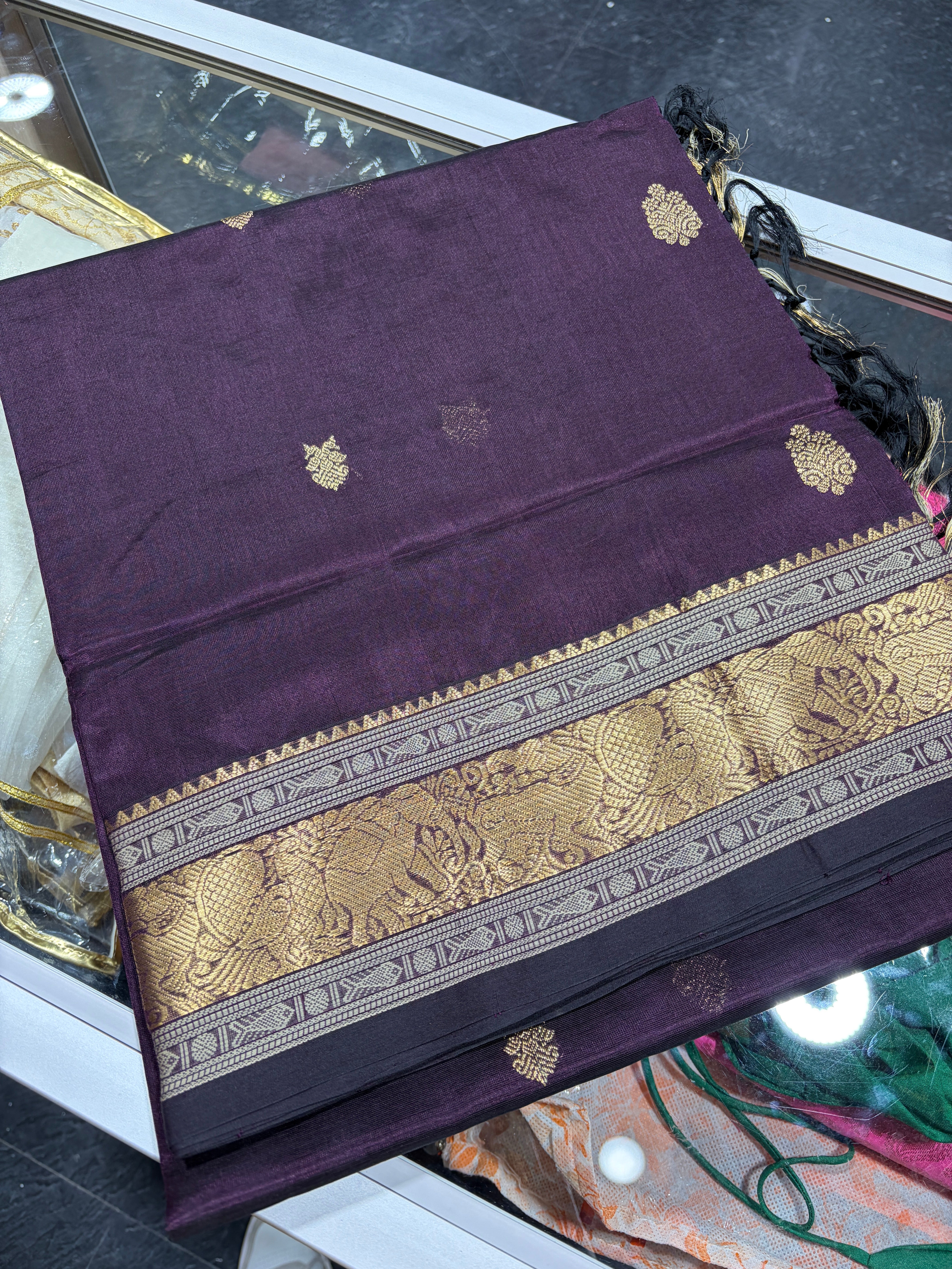 Kanchipuram Pure Silk Cotton Saree