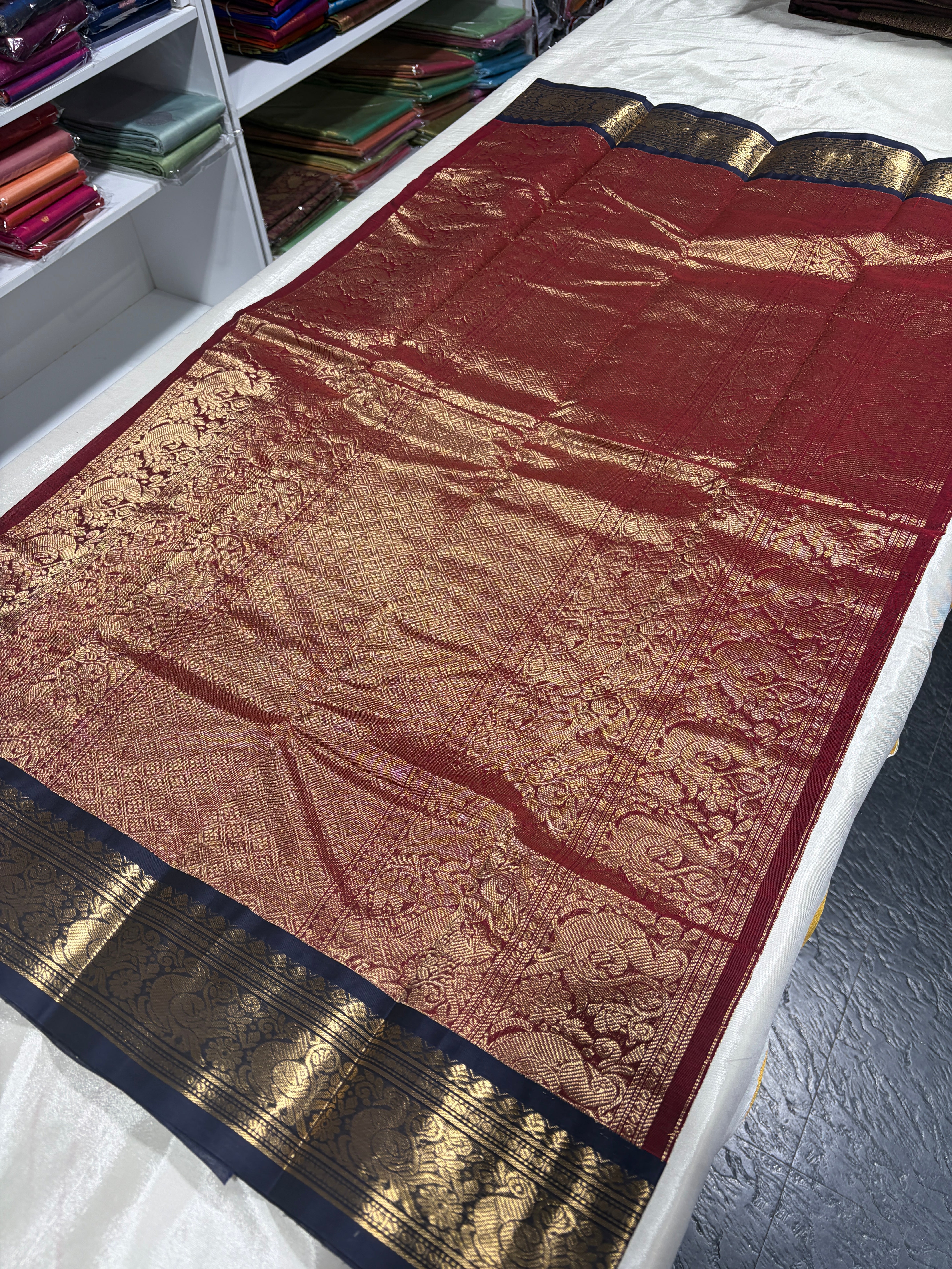 Kanchipuram Pure Cotton Sarees (Copy)