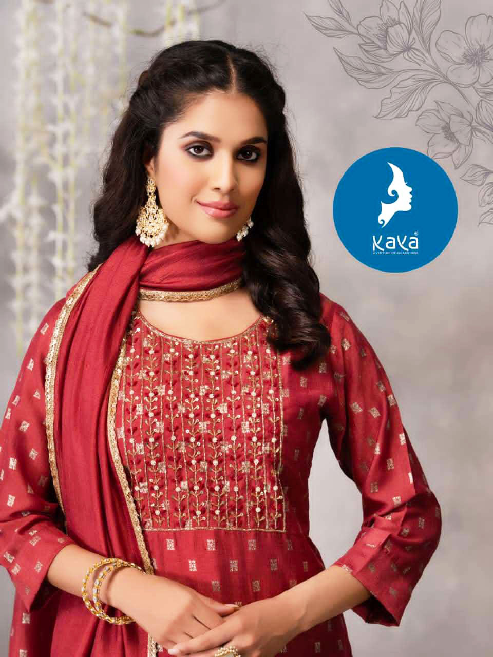 Kaya Presents Manya Readymade Fancy Wear Kurti Pant And Dupatta Set Collections