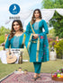 Kaya Presents Basanti Mul Chanderi Readymade Pant Style Suits Collections
