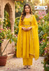 Adara Presents Kriti Rayon Silk With Embroidery Work Kurti Pant and Dupatta Collections