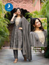 Kaya Presents Teena Vichitra Silk Kurti Pant And Dupatta Set Collections