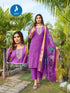 Kaya Presents Basanti Mul Chanderi Readymade Pant Style Suits Collections