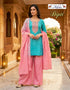 Adara Presents Dipti VOL-1 Rayon Silk With Embroidery Work Top Bottom and Dupatta Collections